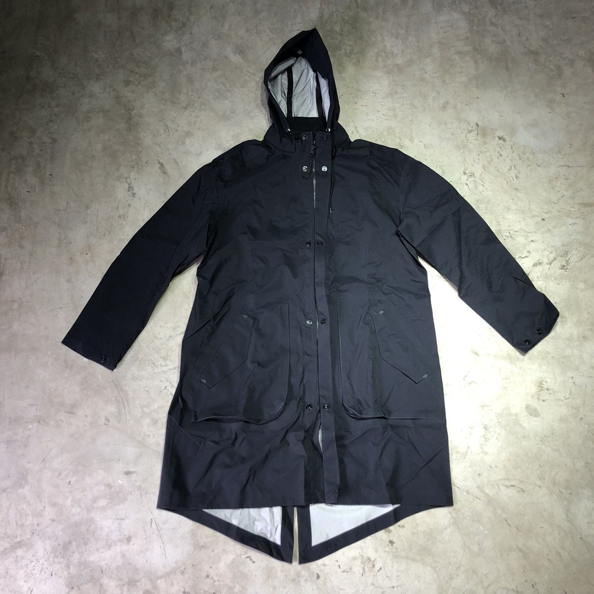 image of Nikelab Sample Fishtail Parka Jacket in Black, Men's (Size XL)