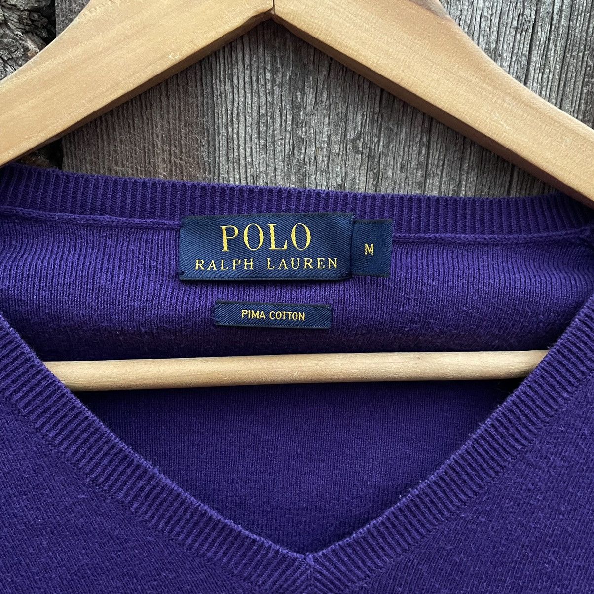 Polo Ralph Lauren Luxury Polo Ralph Lauren Sweater V Neck Size M Streetwear Size US M / EU 48-50 / 2 - 4 Thumbnail