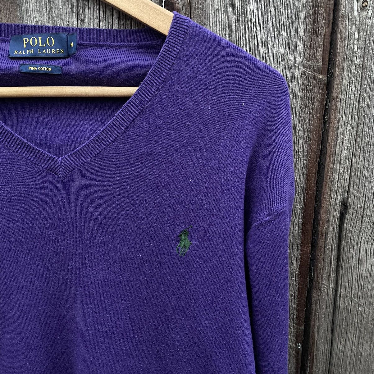 Polo Ralph Lauren Luxury Polo Ralph Lauren Sweater V Neck Size M Streetwear Size US M / EU 48-50 / 2 - 3 Thumbnail