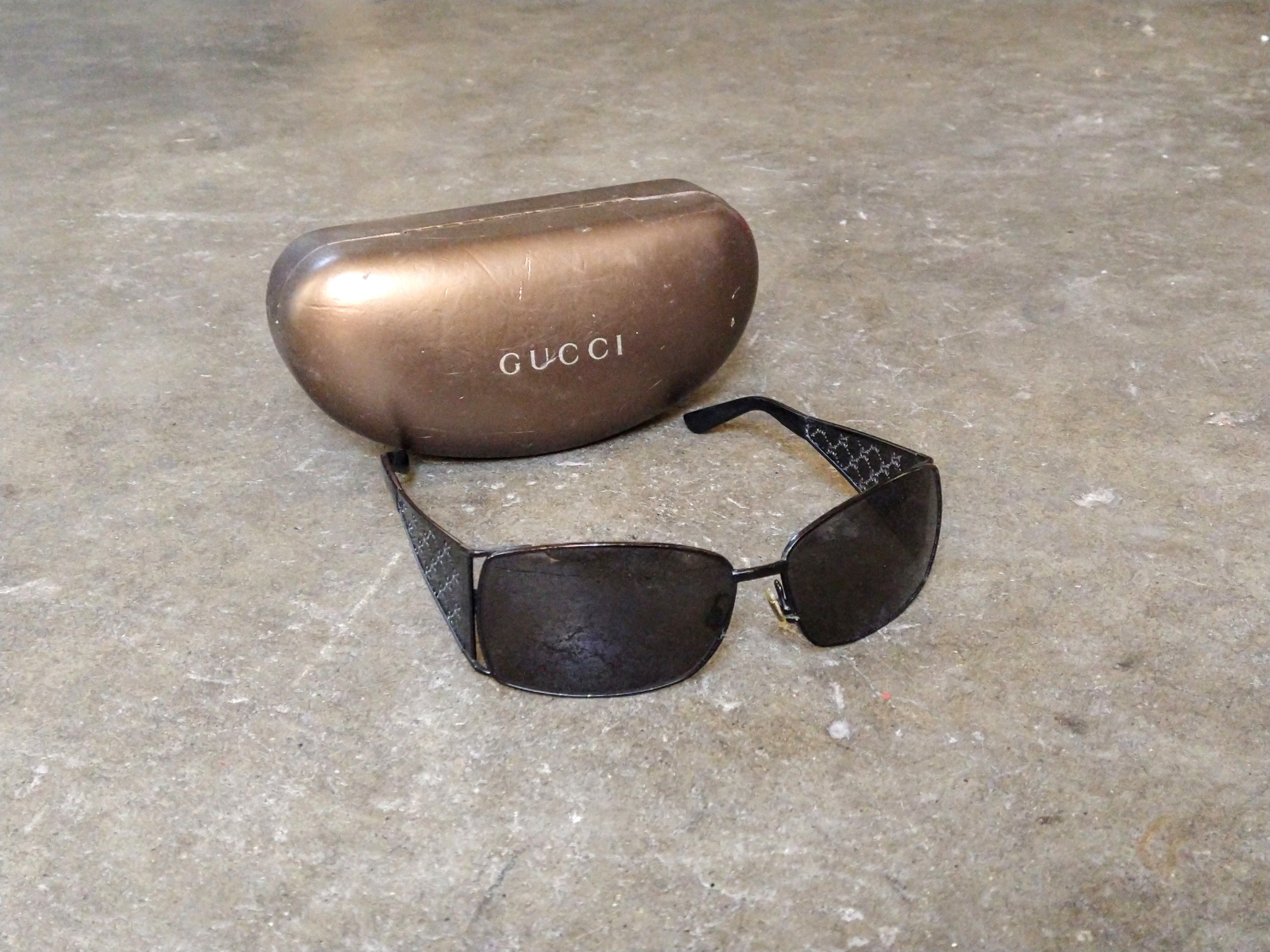 image of Gucci Sunglasses GG 2832/s Black Monogram Italy, Women's