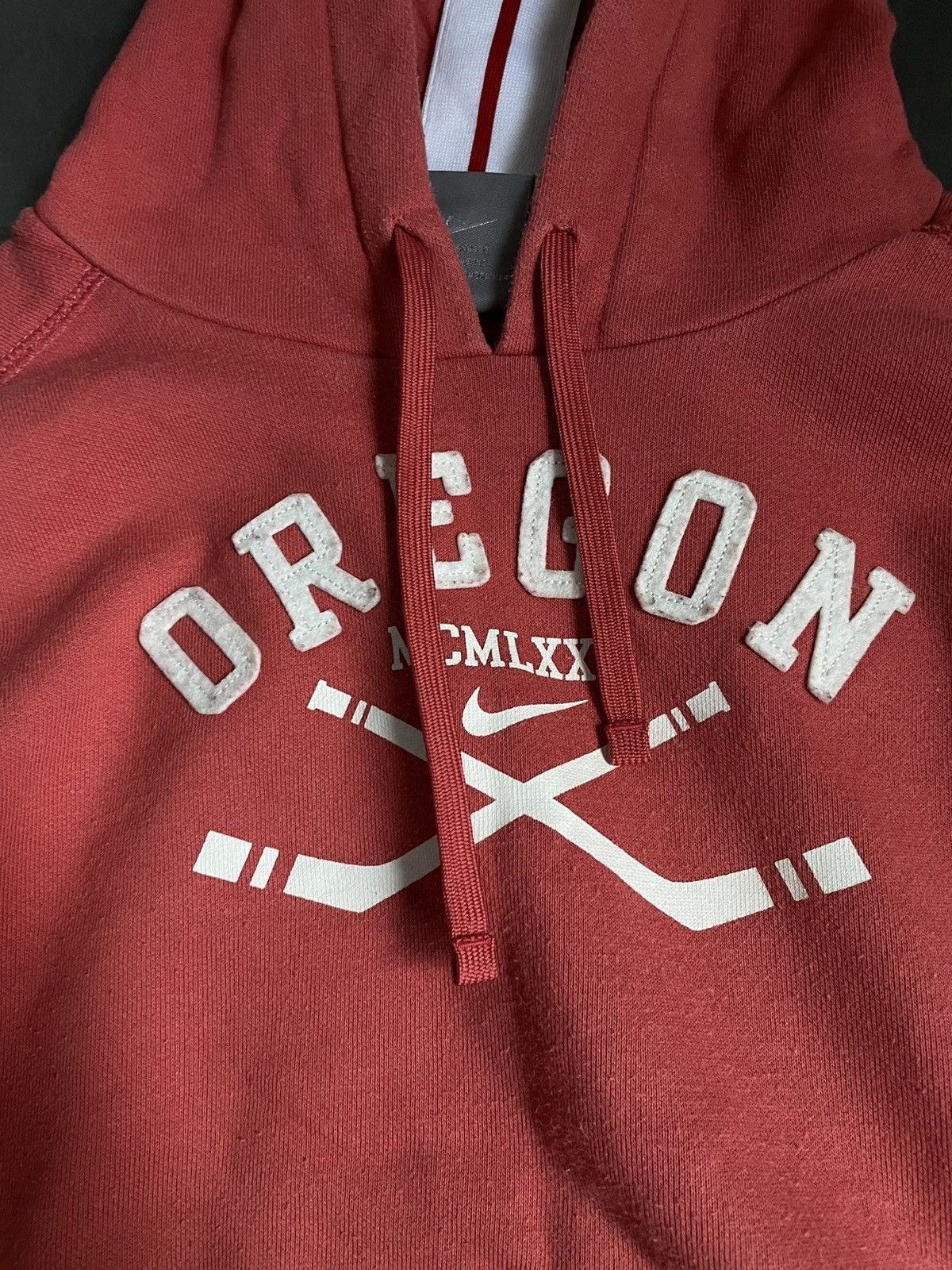 Nike × Vintage Vintage Nike Oregon Hoodie 72 Small Swoosh Y2k Size S / US 4 / IT 40 - 3 Thumbnail