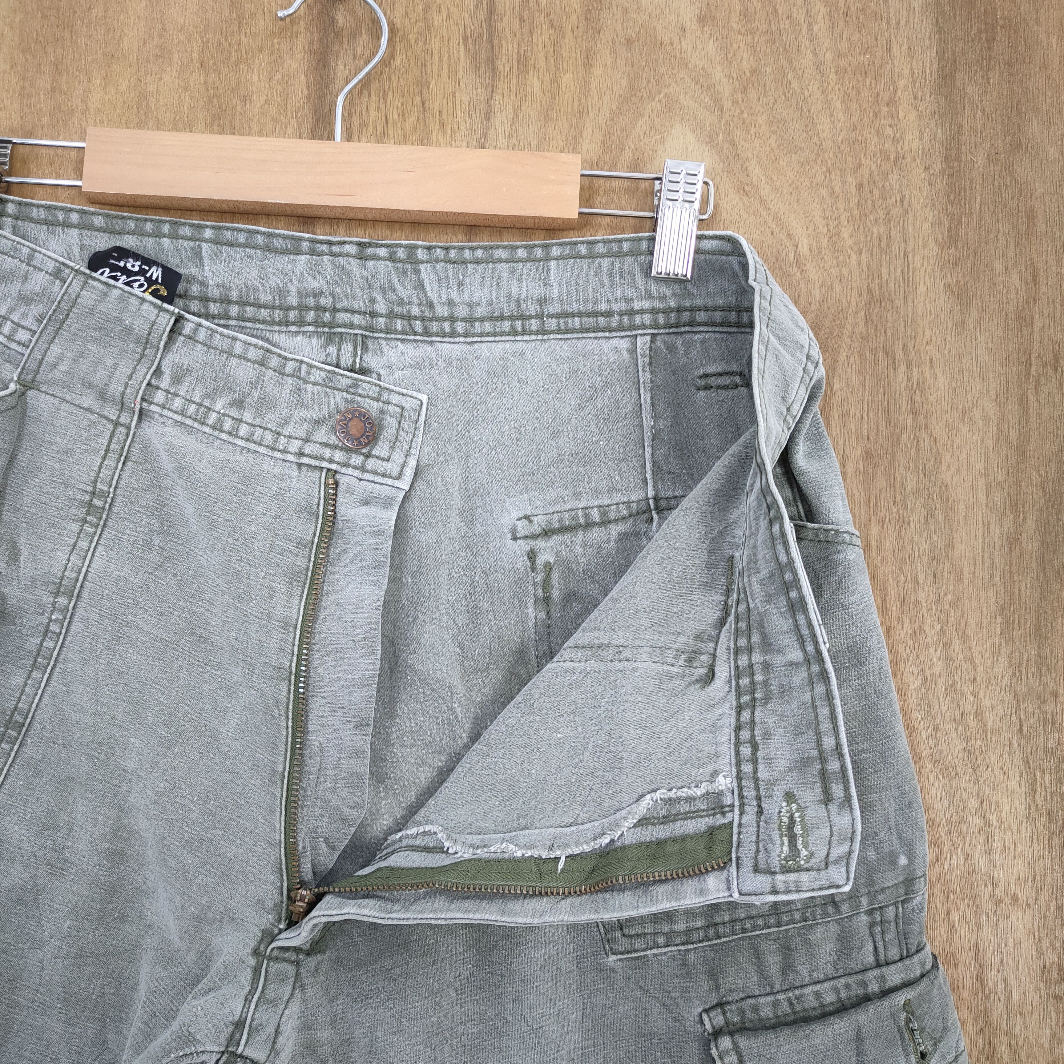 Japanese Brand JOAN FADED CARGO PANTS Size US 30 / EU 46 - 13 Thumbnail