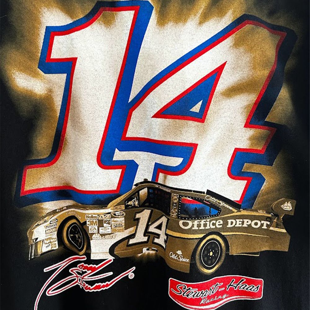 Chase Authentics × NASCAR × Vintage Chase Authentics Stewart-Haas Racing Tee Size US XXL / EU 58 / 5 - 4 Thumbnail