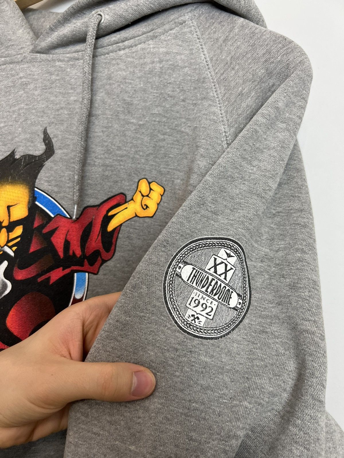 Band Tees 🔥Rare 00s Thunderdome XX Vintage Gabber Band HOODIE Size US L / EU 52-54 / 3 - 4 Thumbnail
