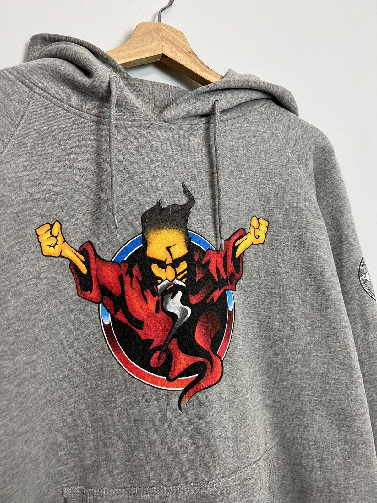 Band Tees 🔥Rare 00s Thunderdome XX Vintage Gabber Band HOODIE Size US L / EU 52-54 / 3 - 3 Thumbnail