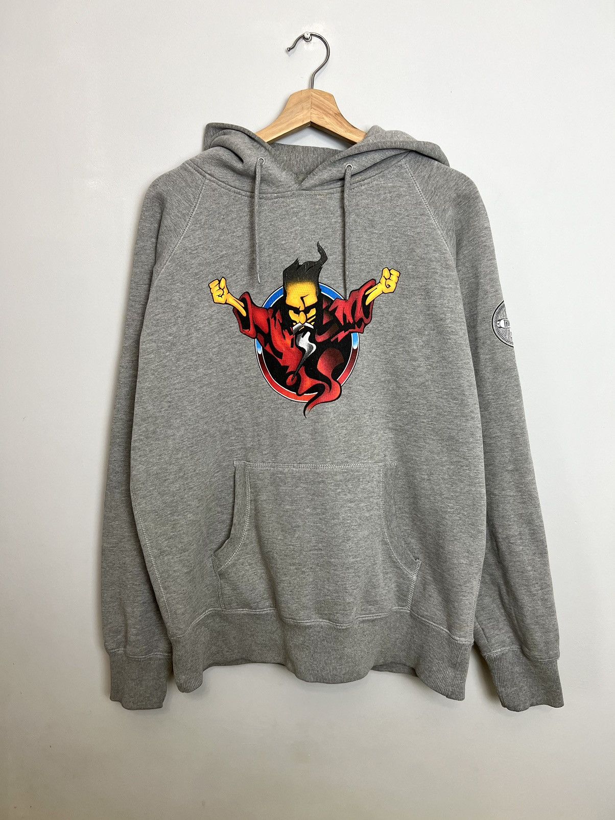 Band Tees 🔥Rare 00s Thunderdome XX Vintage Gabber Band HOODIE Size US L / EU 52-54 / 3 - 1 Thumbnail