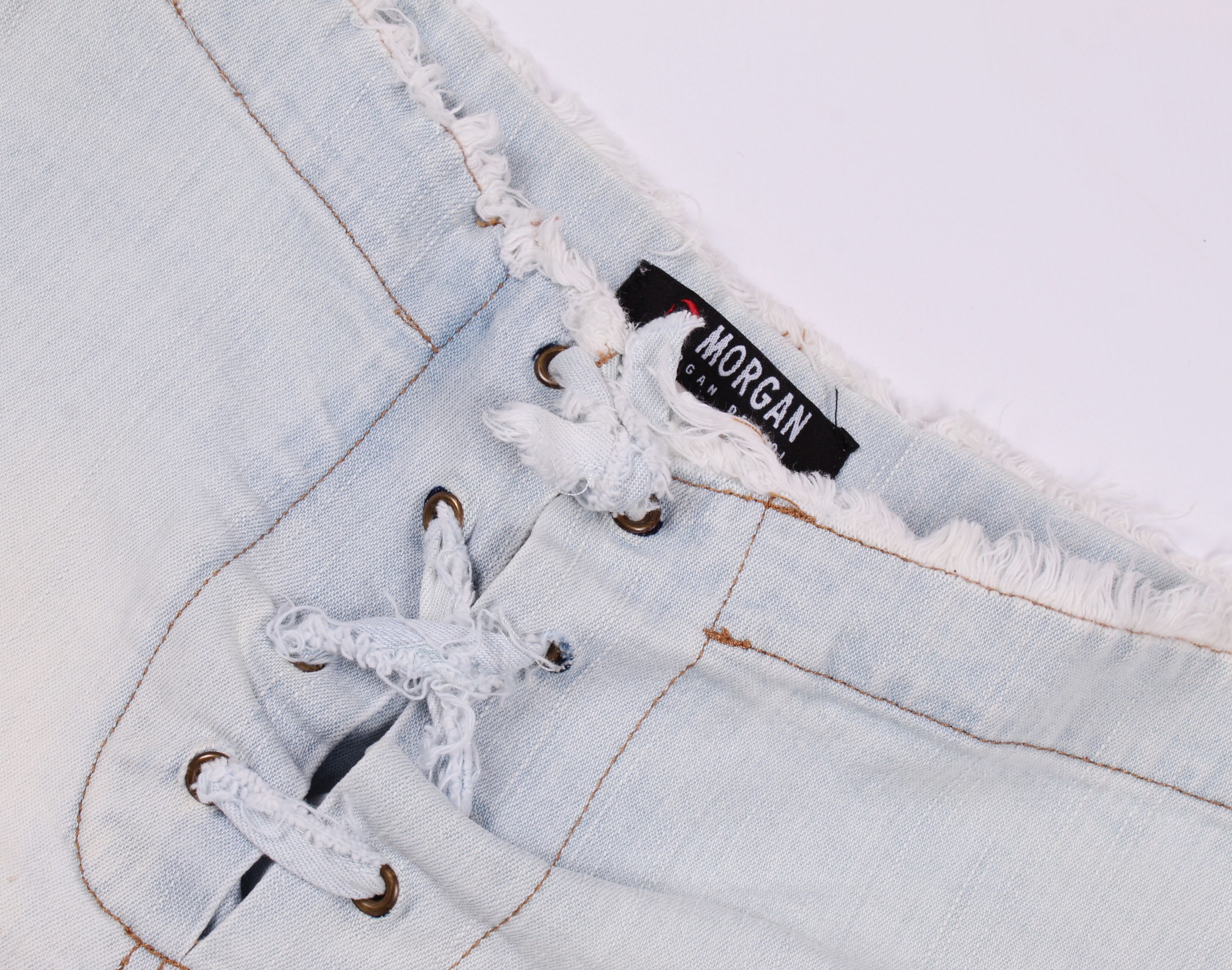 Vintage Y2K Morgan De Toi Washed Denim Skirt