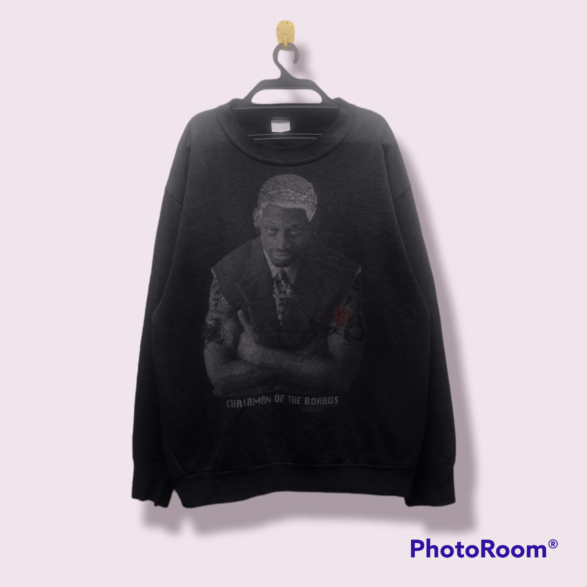 NBA Vintage 1996 Dennis Rodman Chairmen Of The Board Sweatshirt Size US L / EU 52-54 / 3 - 2 Thumbnail