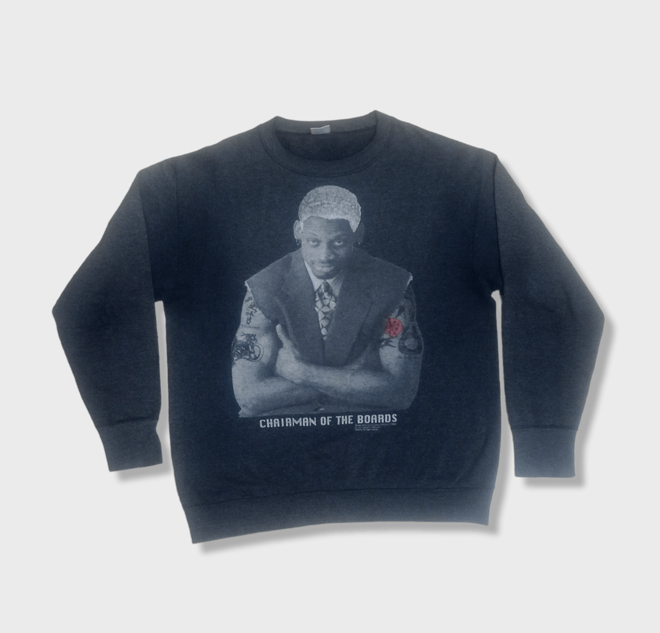 NBA Vintage 1996 Dennis Rodman Chairmen Of The Board Sweatshirt Size US L / EU 52-54 / 3 - 1 Thumbnail