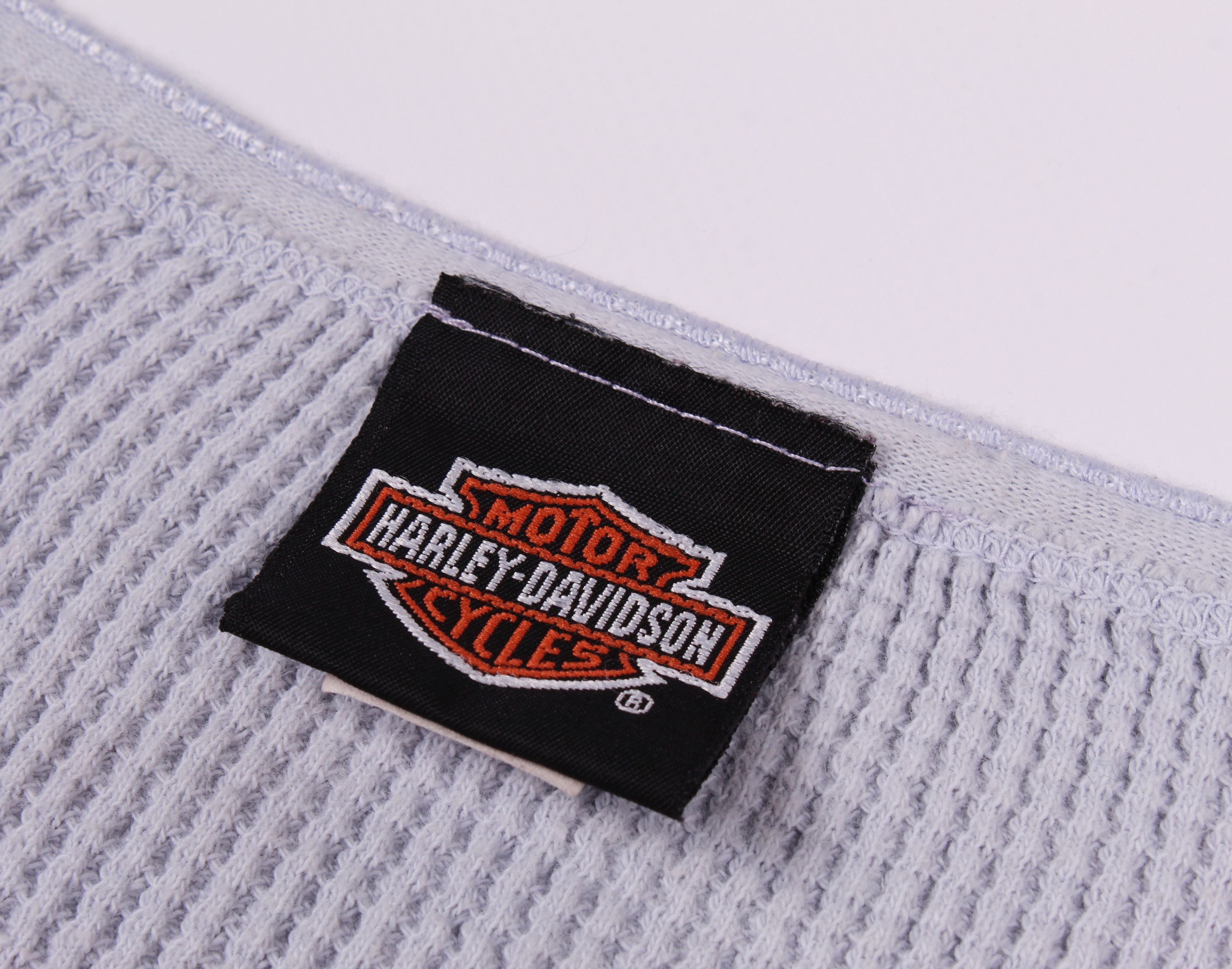 Harley Davidson × Vintage Vintage Harley Davidson Cute Blue T-shirt Size M / US 6-8 / IT 42-44 - 4 Thumbnail