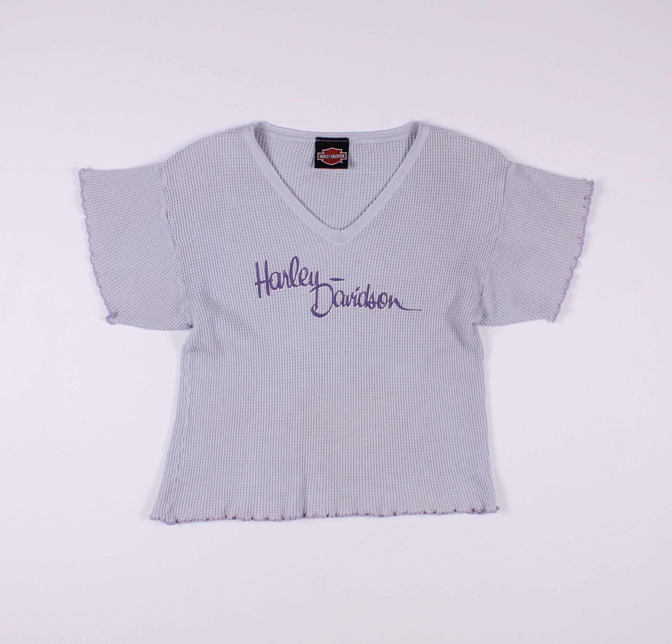 Harley Davidson × Vintage Vintage Harley Davidson Cute Blue T-shirt Size M / US 6-8 / IT 42-44 - 1 Thumbnail