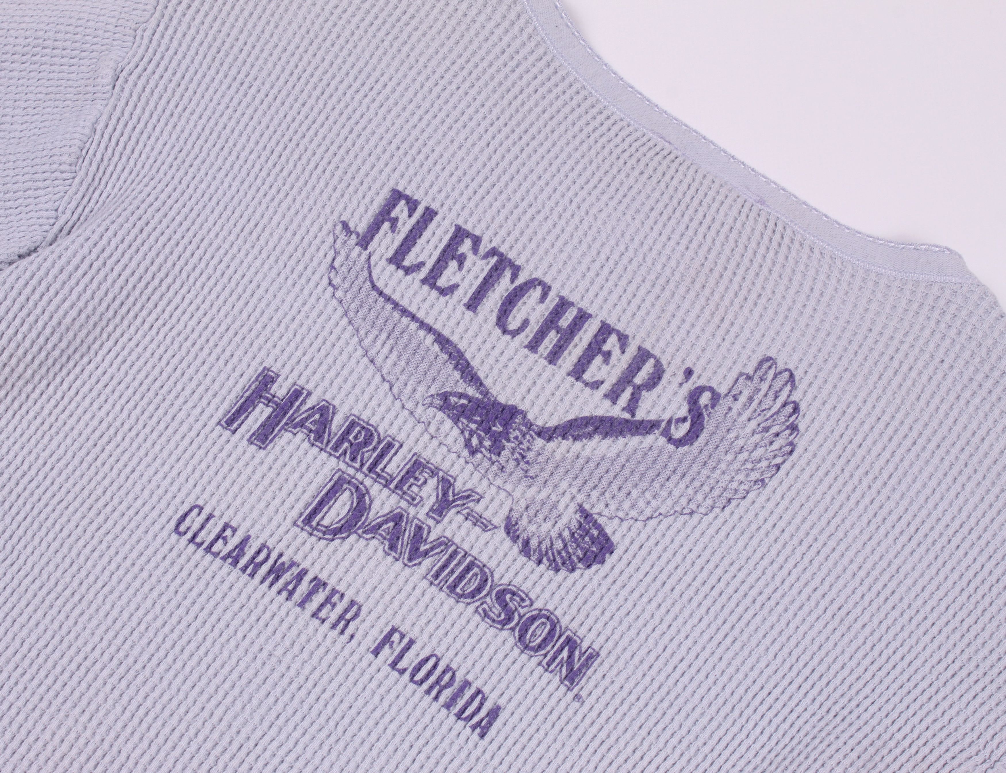 Harley Davidson × Vintage Vintage Harley Davidson Cute Blue T-shirt Size M / US 6-8 / IT 42-44 - 7 Thumbnail
