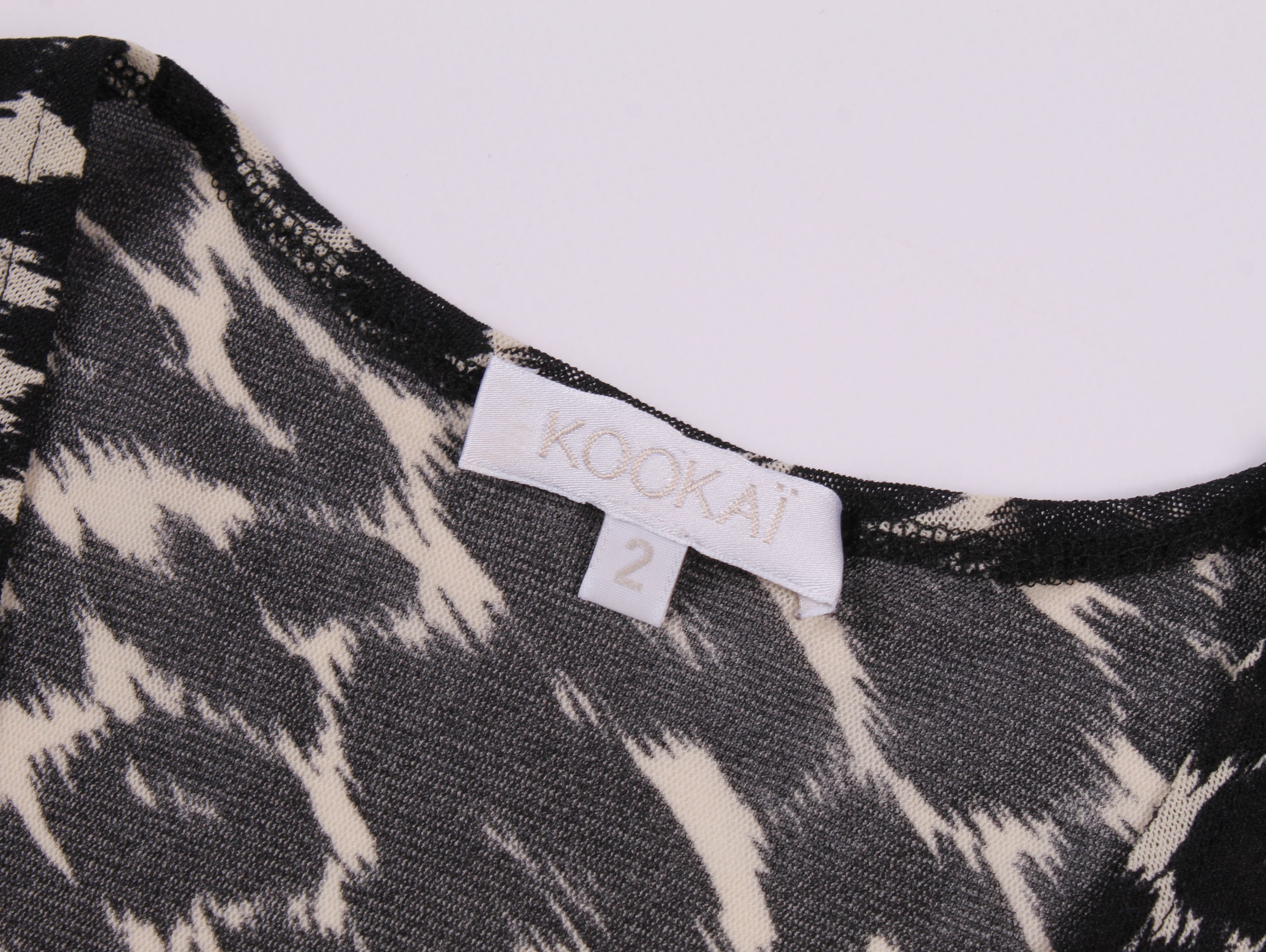 Vintage Vintage KOOKAI Y2K Leopard Print Mesh Top Size S / US 4 / IT 40 - 7 Thumbnail