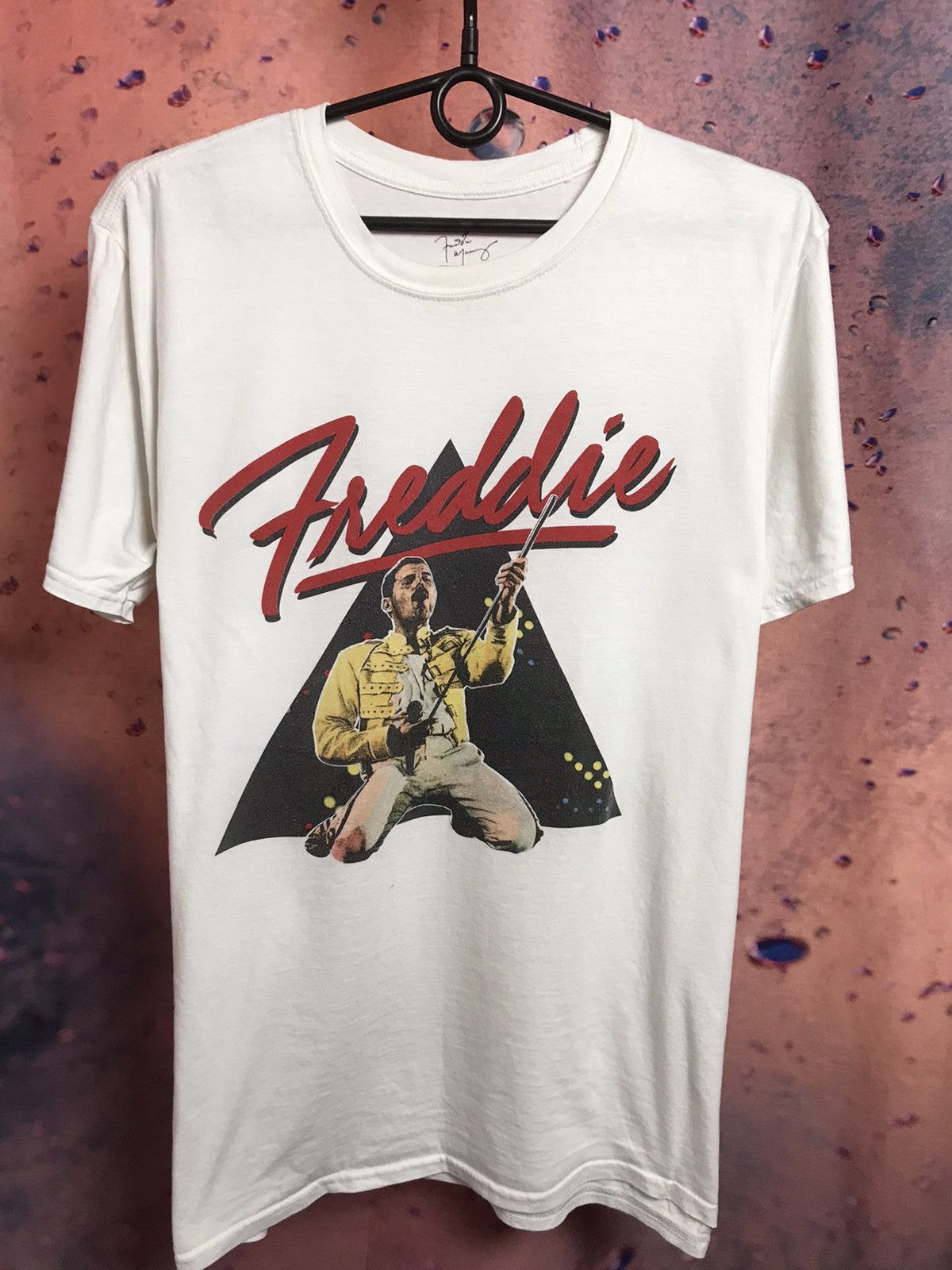Band Tees × Vintage Vintage Queen Freddie Mercury band rock tee Size US M / EU 48-50 / 2 - 2 Thumbnail
