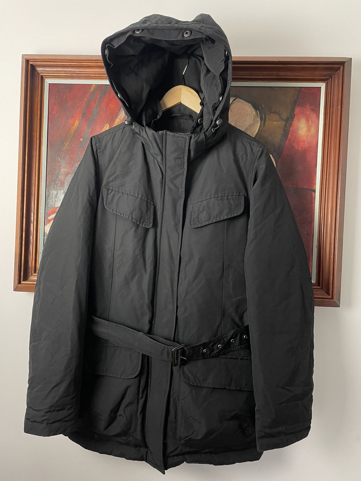 Woolrich Woolen Mills Woolrich John Rich&Bros Black Down Parka Jacket Down Hype Size L / US 10 / IT 46 - 5 Thumbnail