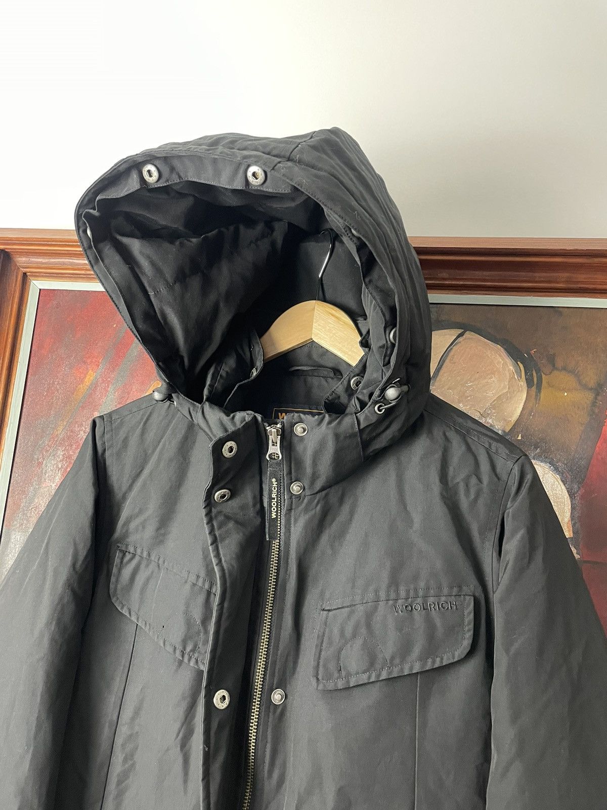 Woolrich Woolen Mills Woolrich John Rich&Bros Black Down Parka Jacket Down Hype Size L / US 10 / IT 46 - 2 Thumbnail