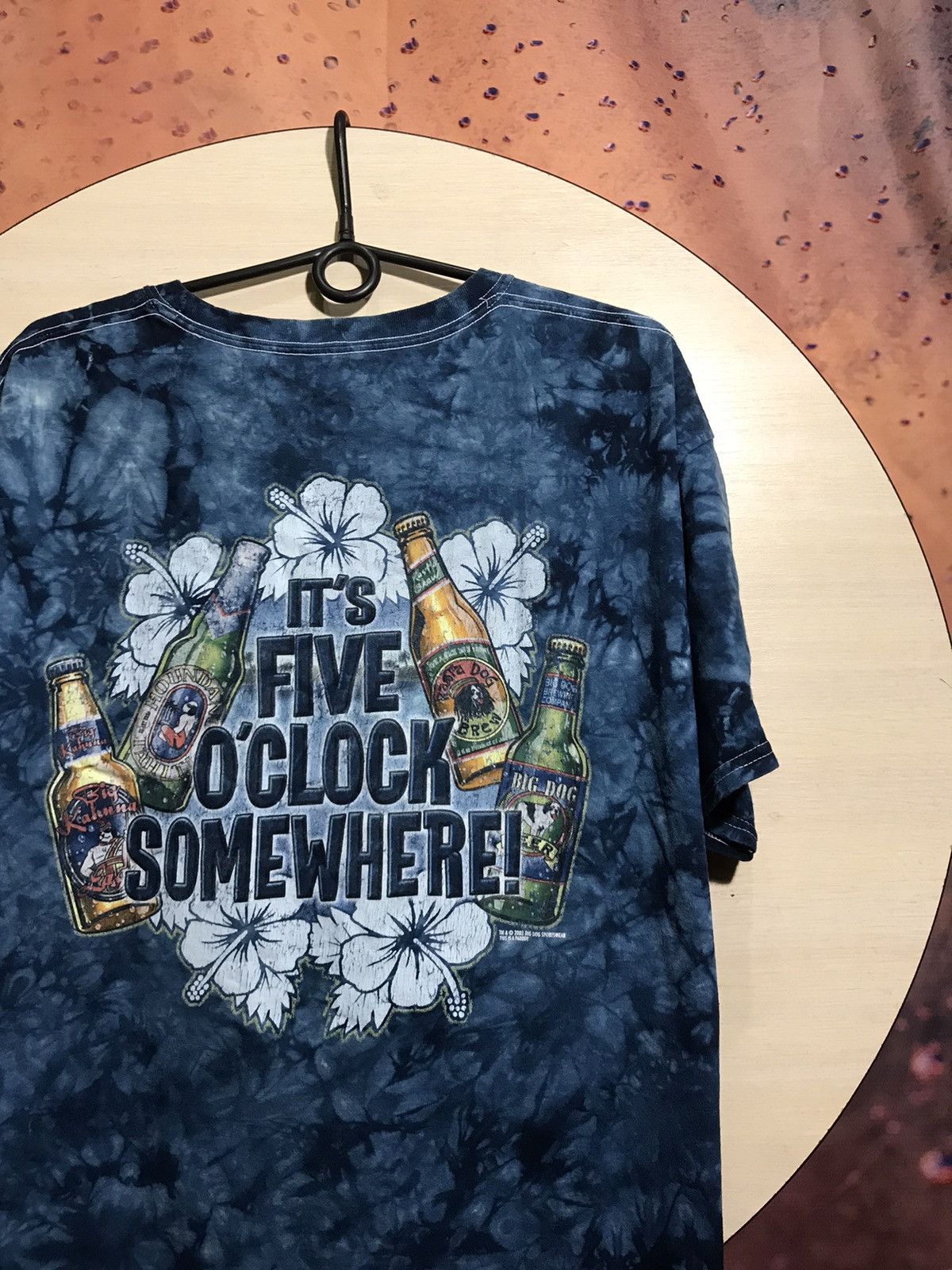 Big Dogs × Vintage Vintage 5 o’clock big dog streetwear tee Size US L / EU 52-54 / 3 - 1 Thumbnail