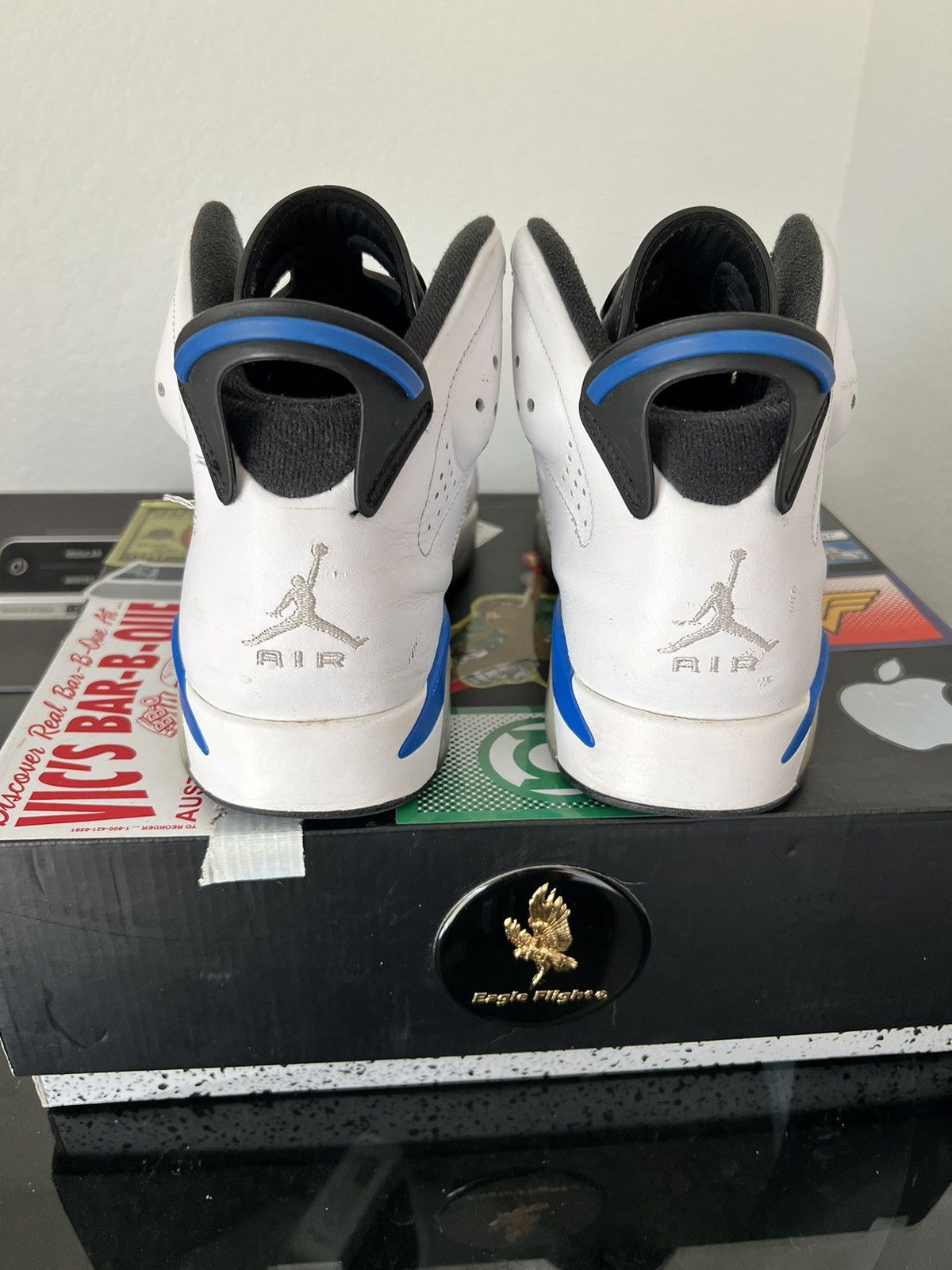 Jordan Brand × Nike Jordan 6 Retro Sport Blue (2014) Size US 9 / EU 42 - 4 Thumbnail