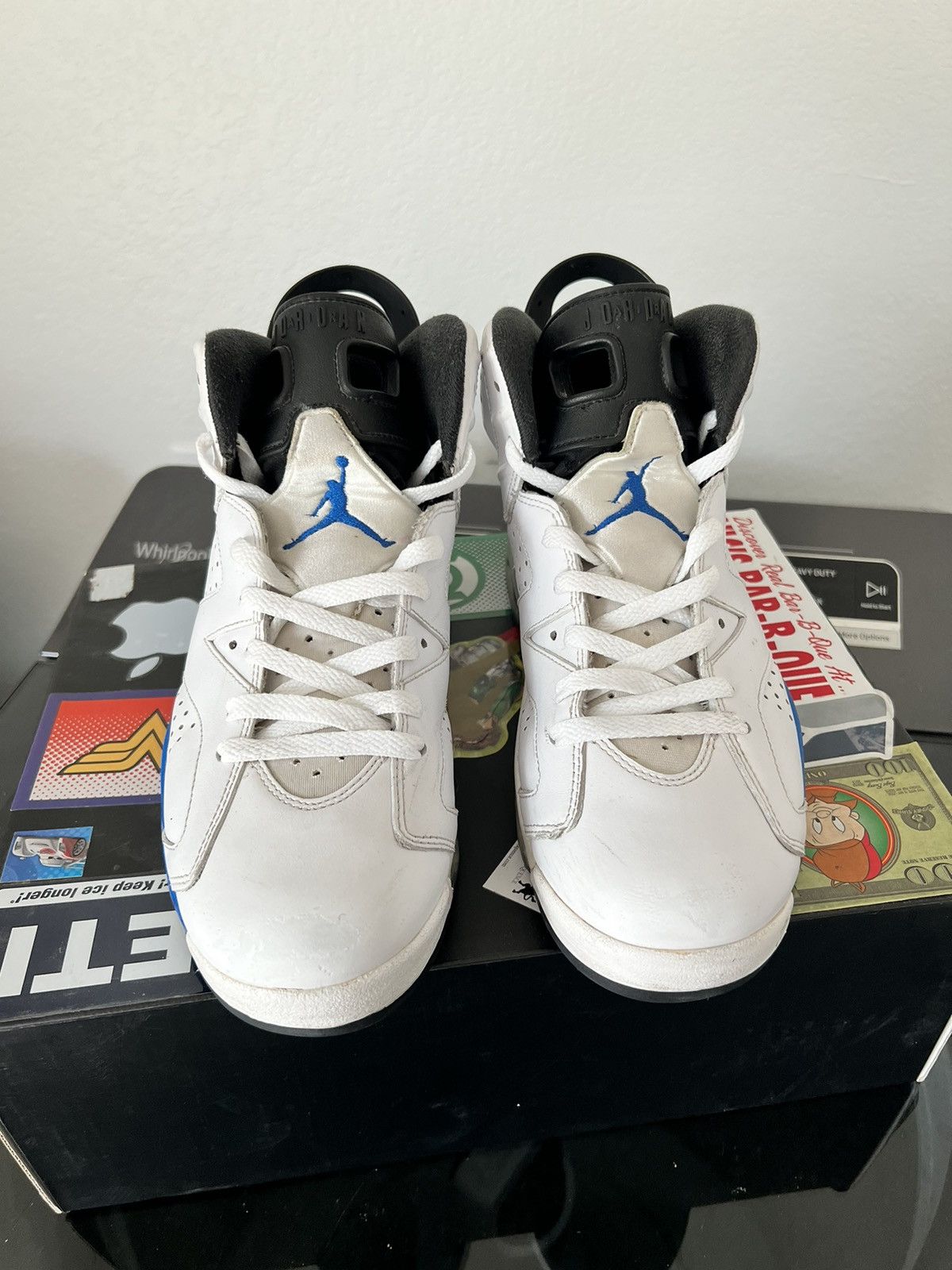 Jordan Brand × Nike Jordan 6 Retro Sport Blue (2014) Size US 9 / EU 42 - 3 Thumbnail