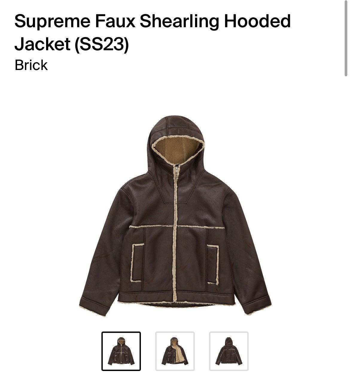 supreme】 faux shearling hooded jacket abitur.gnesin-academy.ru