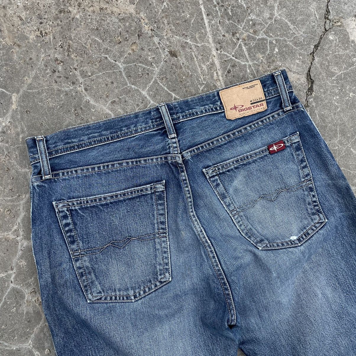 Big Star × Vintage Vintage Big Star Blue Jeans W34xL34 90s Streetwear Pants Size US 34 / EU 50 - 6 Thumbnail