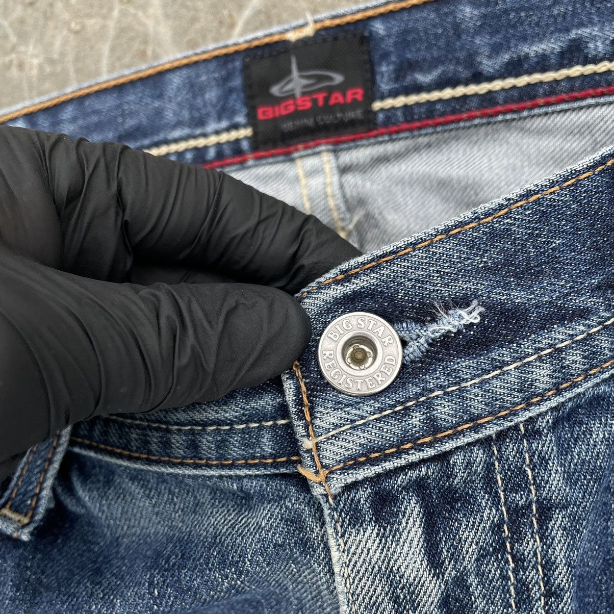 Big Star × Vintage Vintage Big Star Blue Jeans W34xL34 90s Streetwear Pants Size US 34 / EU 50 - 8 Thumbnail