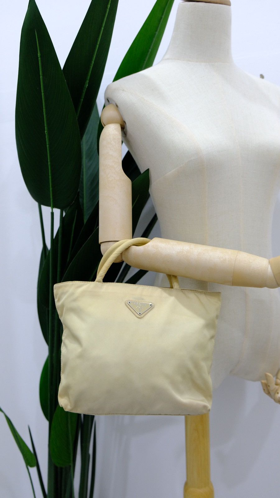 Authentic vintage small prada tote bag