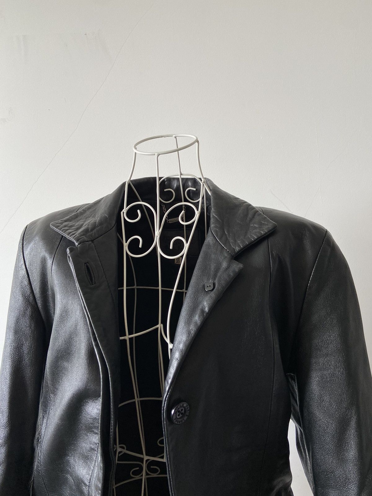 Versace gianni versace vintage leather jacket gothic black Size US XS / EU 42 / 0 - 2 Thumbnail