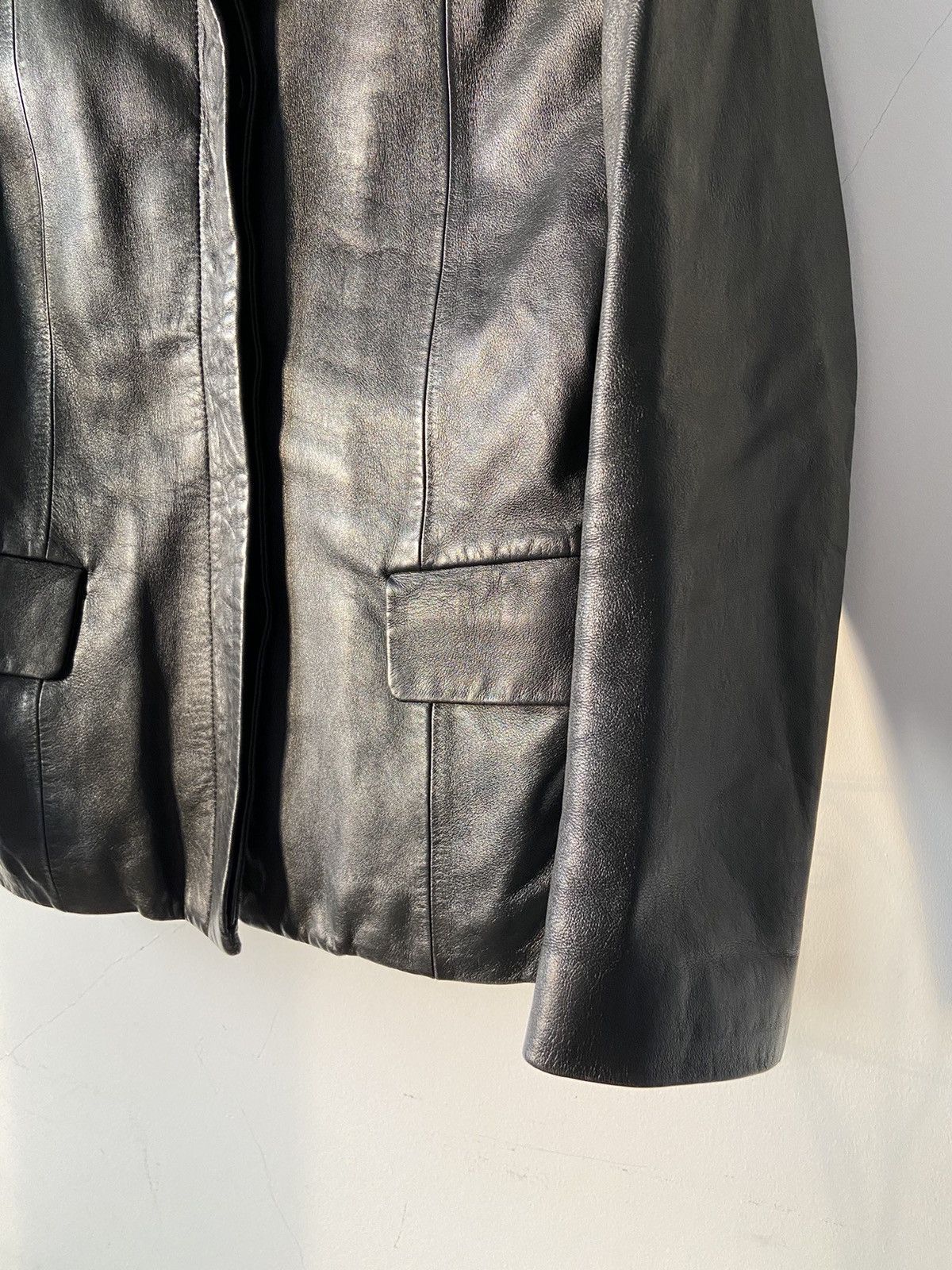 Versace gianni versace vintage leather jacket gothic black Size US XS / EU 42 / 0 - 10 Thumbnail