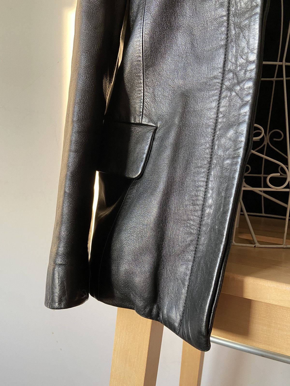 Versace gianni versace vintage leather jacket gothic black Size US XS / EU 42 / 0 - 5 Thumbnail