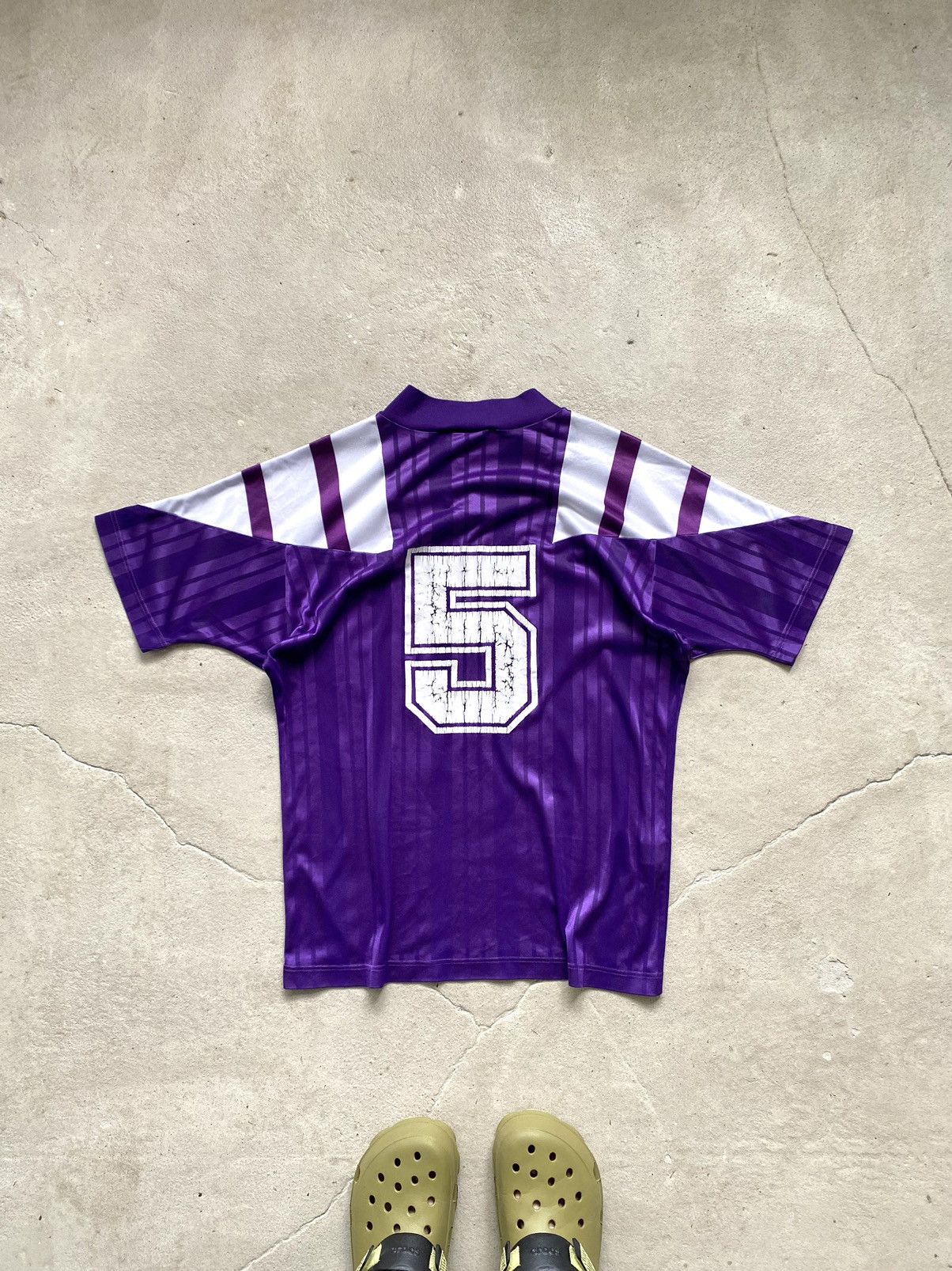 Adidas Rare! Vintage 80-90’s Adidas Soccer Jersey T Shirt Size US M / EU 48-50 / 2 - 2 Thumbnail