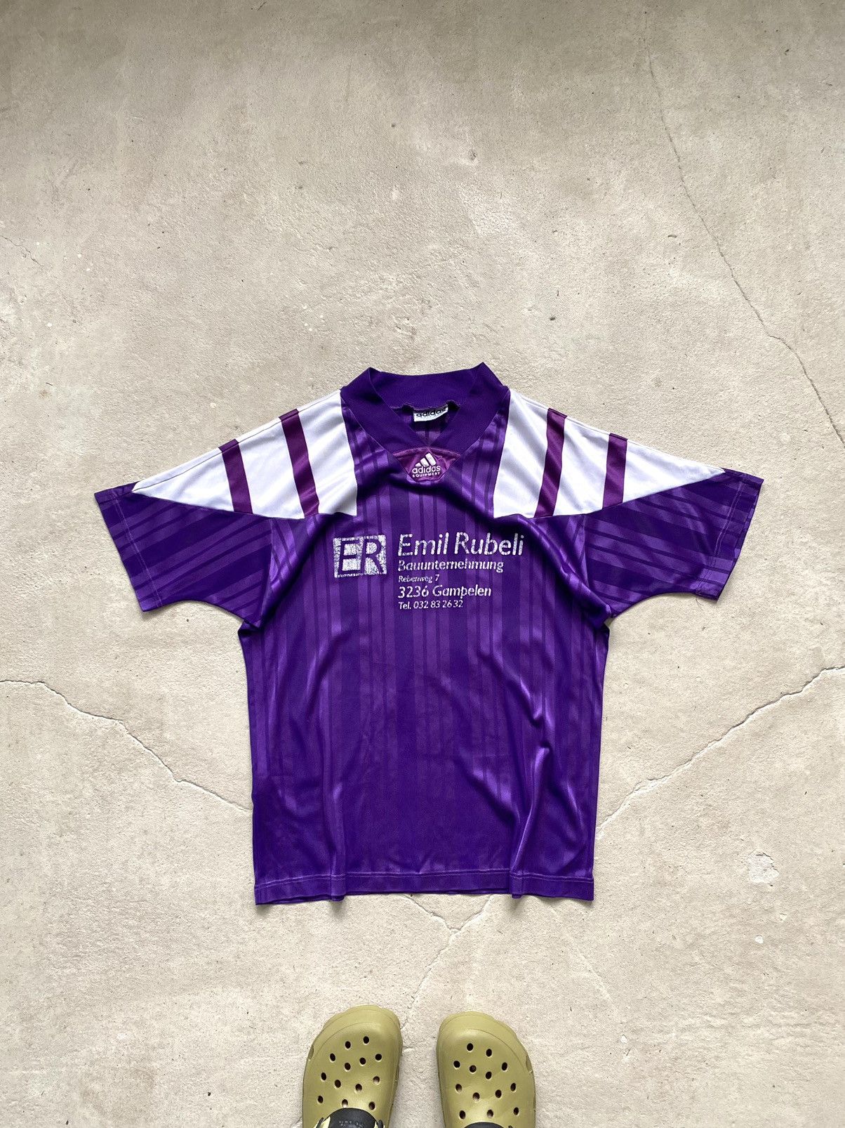 Adidas Rare! Vintage 80-90’s Adidas Soccer Jersey T Shirt Size US M / EU 48-50 / 2 - 1 Thumbnail