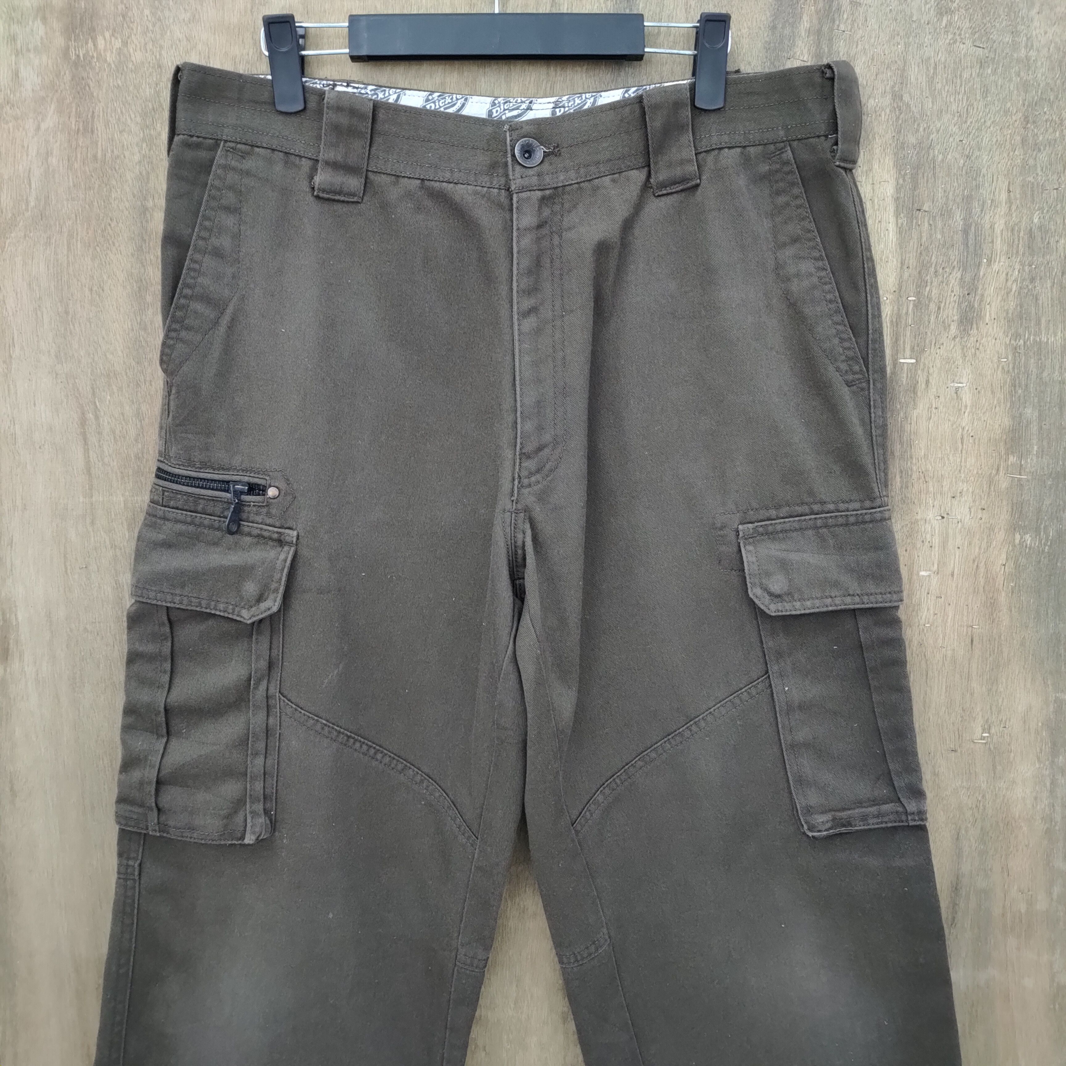 Dickies × Vintage VINTAGE DICKIES BROWN CARGO PANTS Size US 34 / EU 50 - 2 Thumbnail