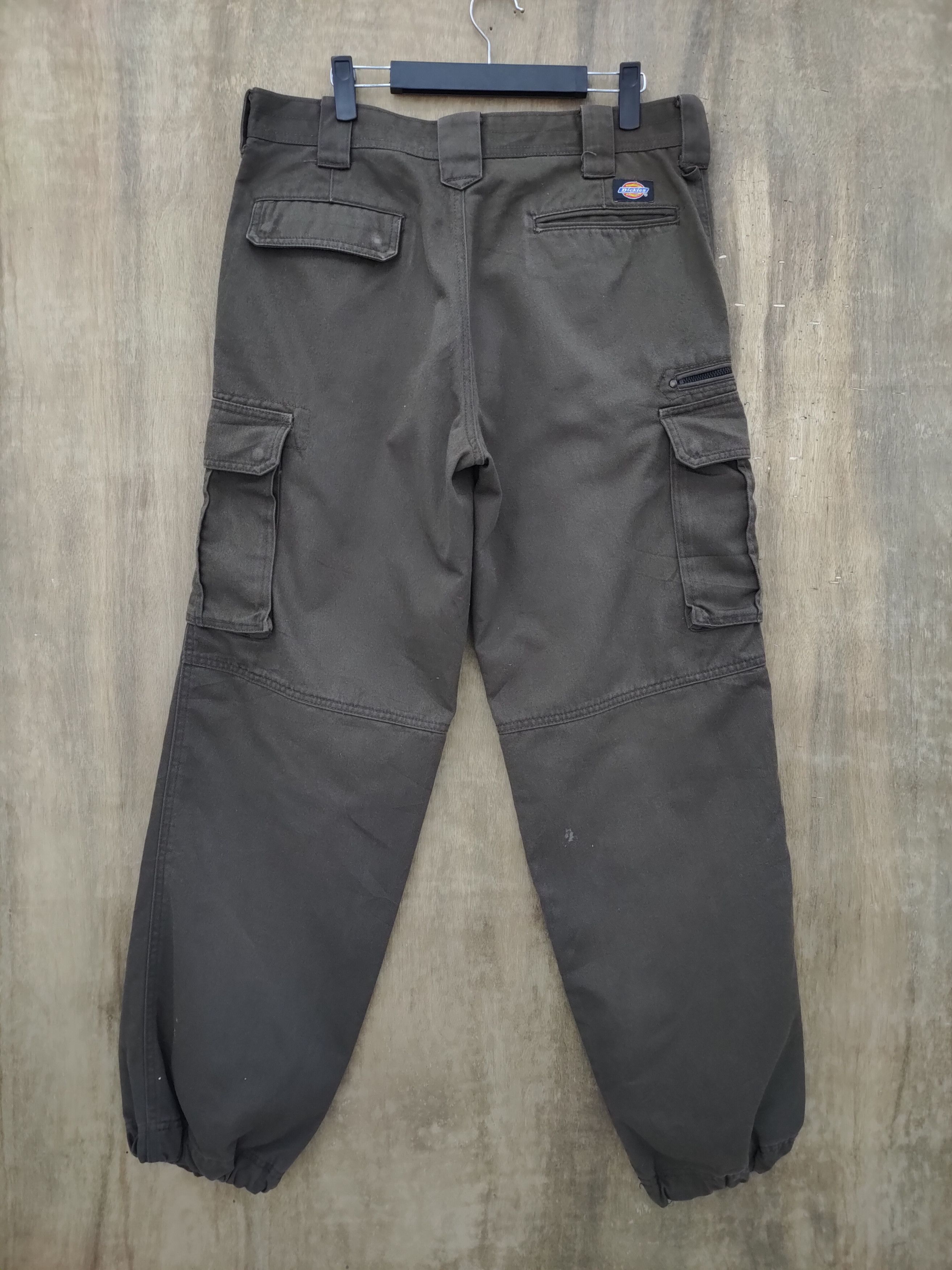 Dickies × Vintage VINTAGE DICKIES BROWN CARGO PANTS Size US 34 / EU 50 - 6 Thumbnail