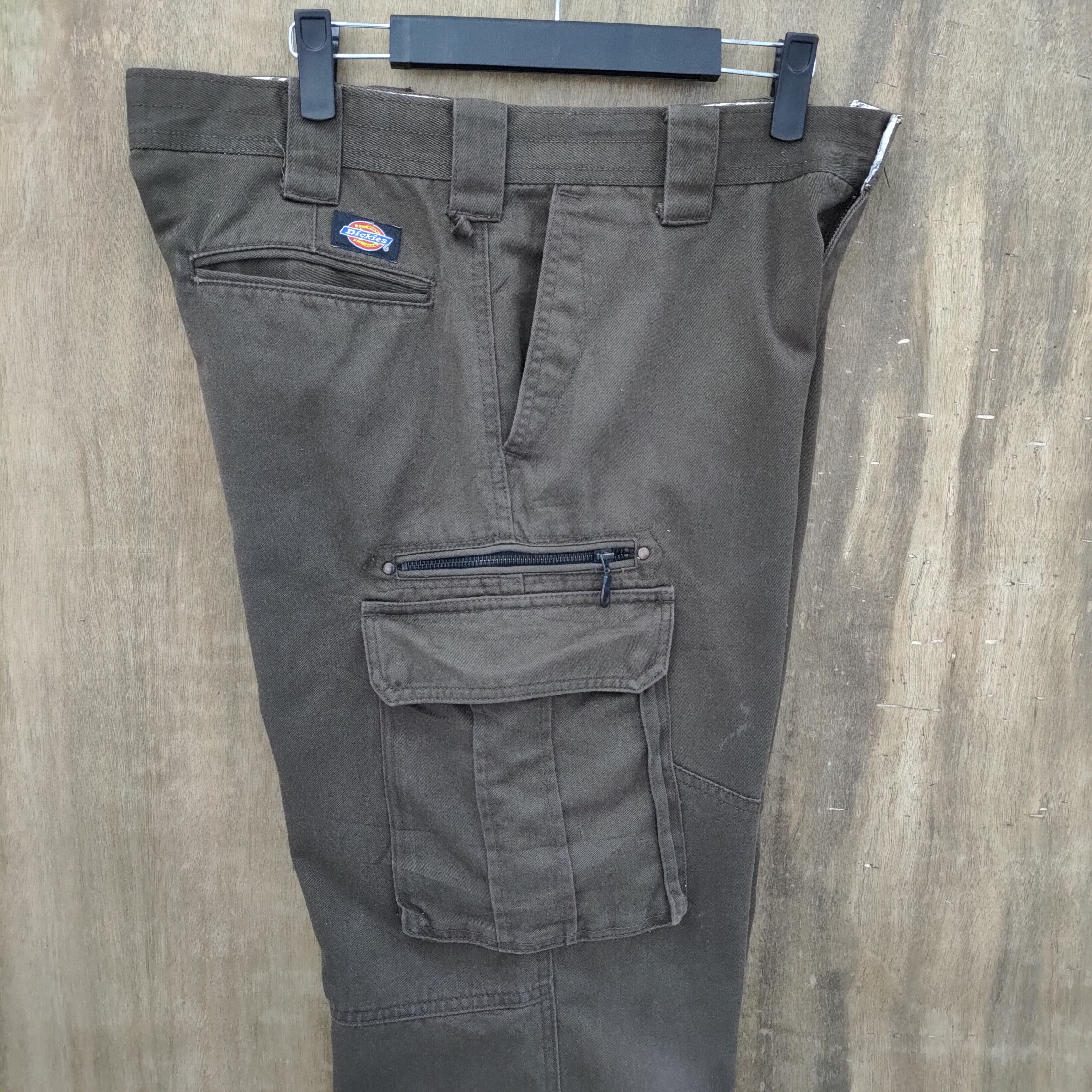 Dickies × Vintage VINTAGE DICKIES BROWN CARGO PANTS Size US 34 / EU 50 - 11 Thumbnail