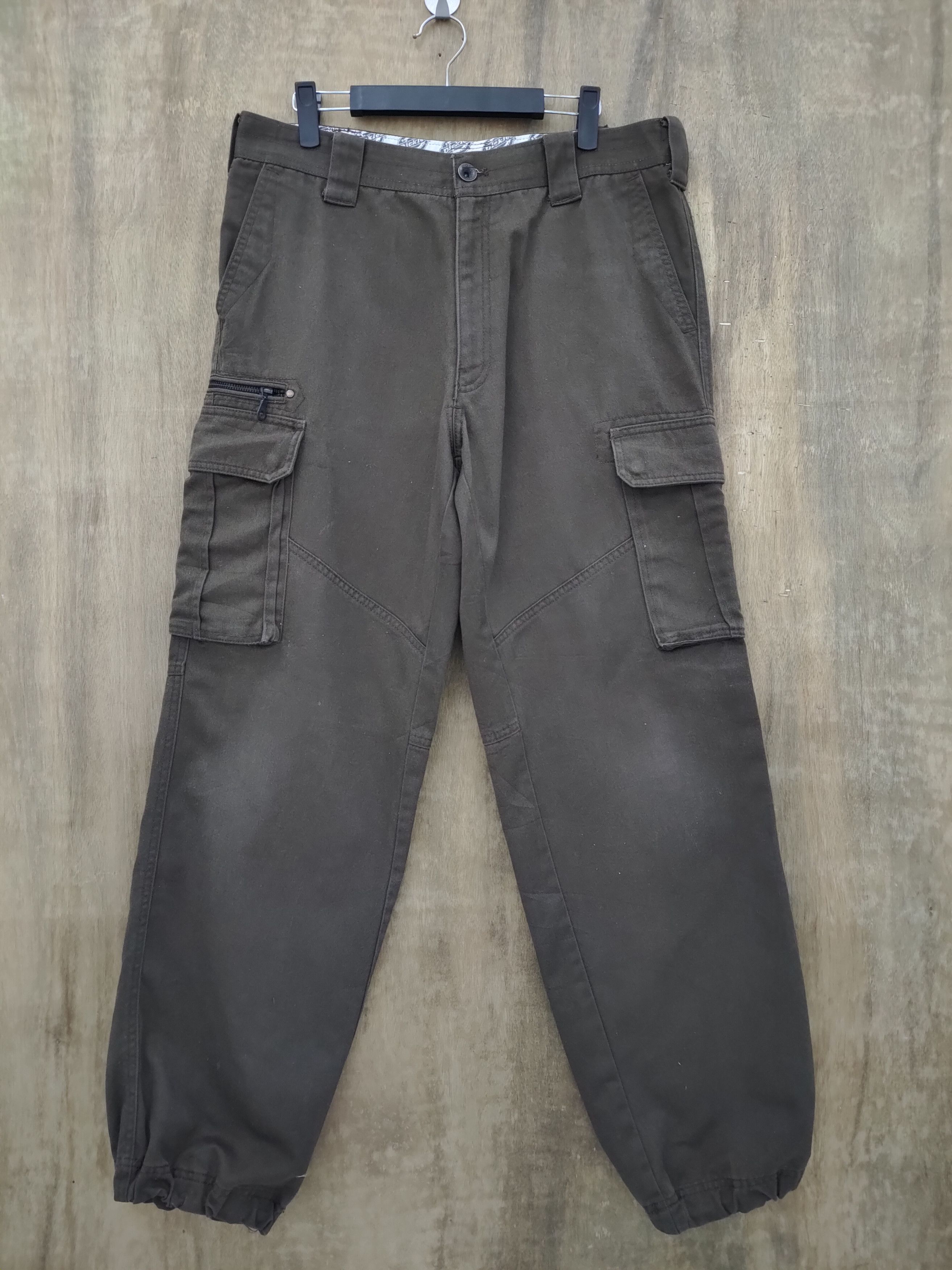 Dickies × Vintage VINTAGE DICKIES BROWN CARGO PANTS Size US 34 / EU 50 - 1 Thumbnail