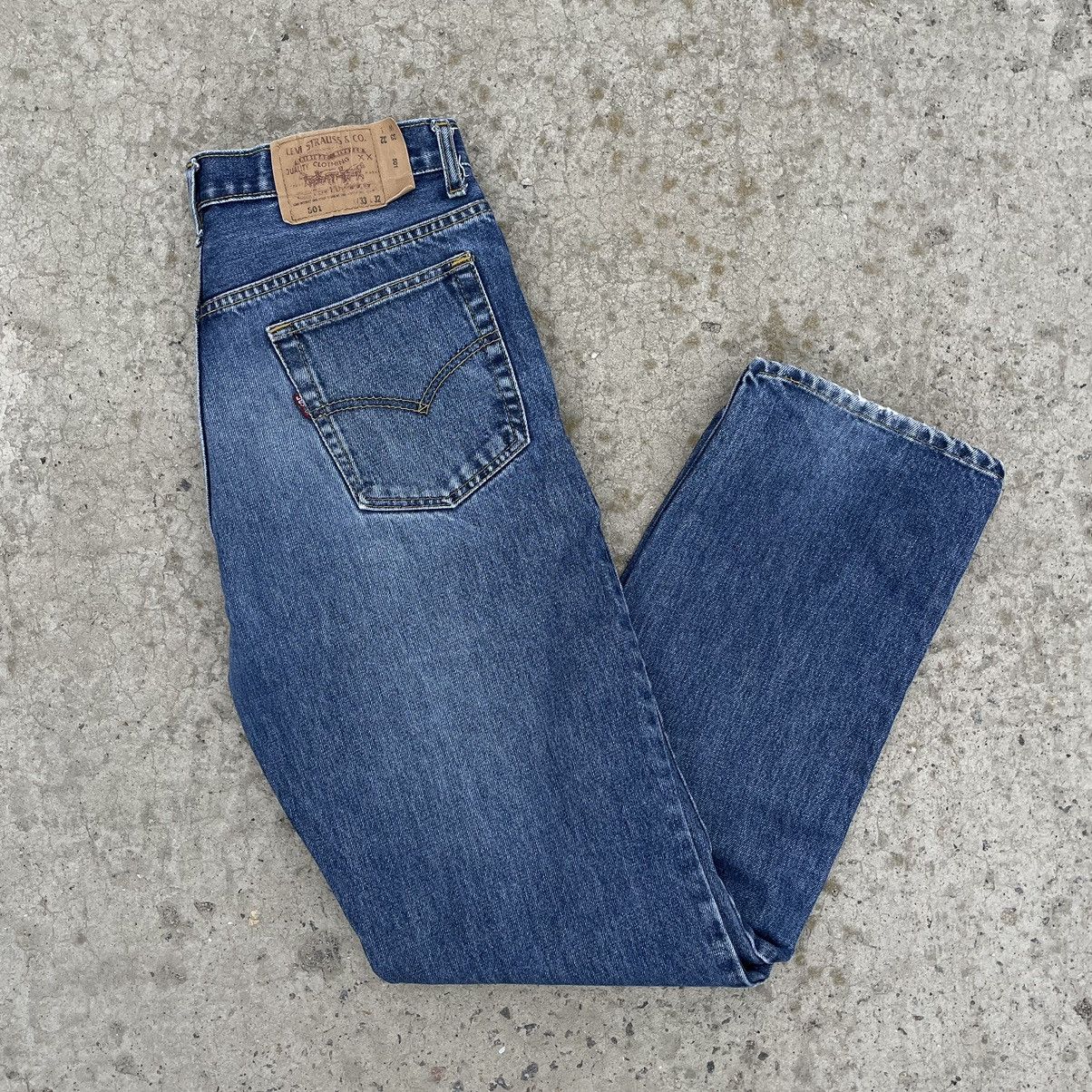 Levi's × Vintage Vintage Levi’s 501 W33xL32 Jeans 90s Pants Trousers Y2K USA Size US 33 - 1 Thumbnail