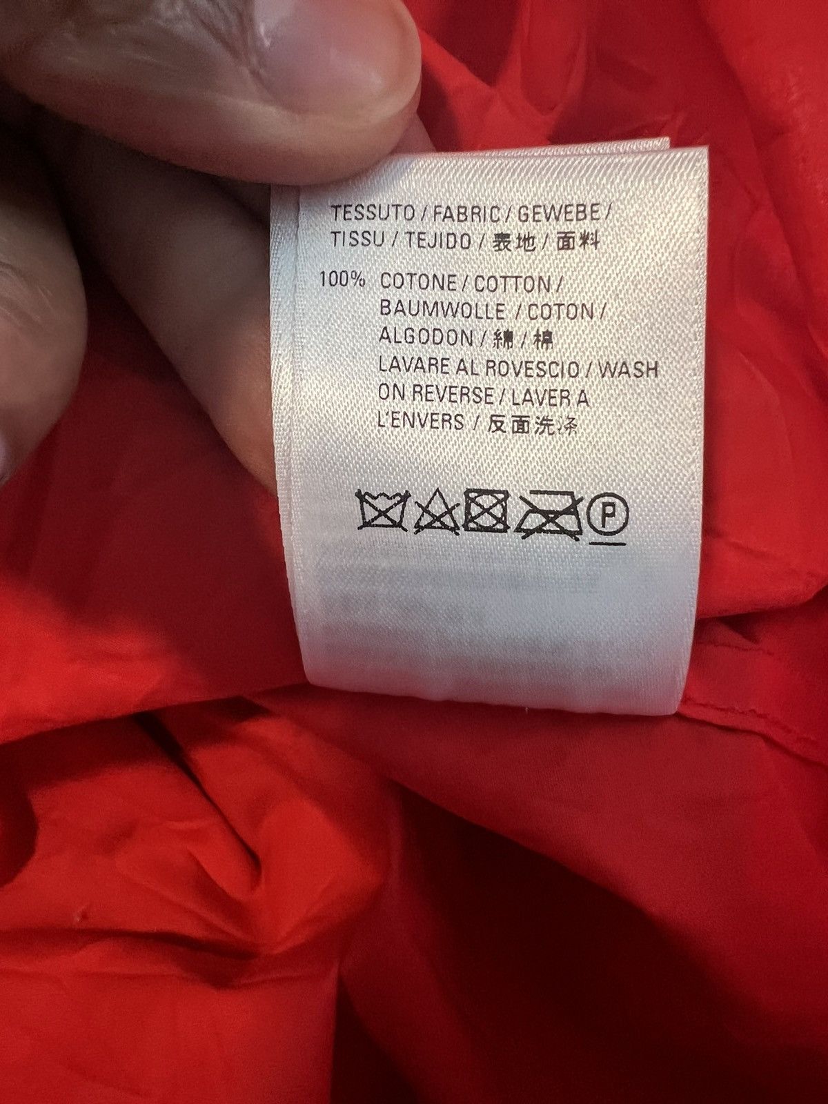 Balenciaga Balenciaga s/s cocoon crinkle poplin red shirt Size US M / EU 48-50 / 2 - 9 Thumbnail