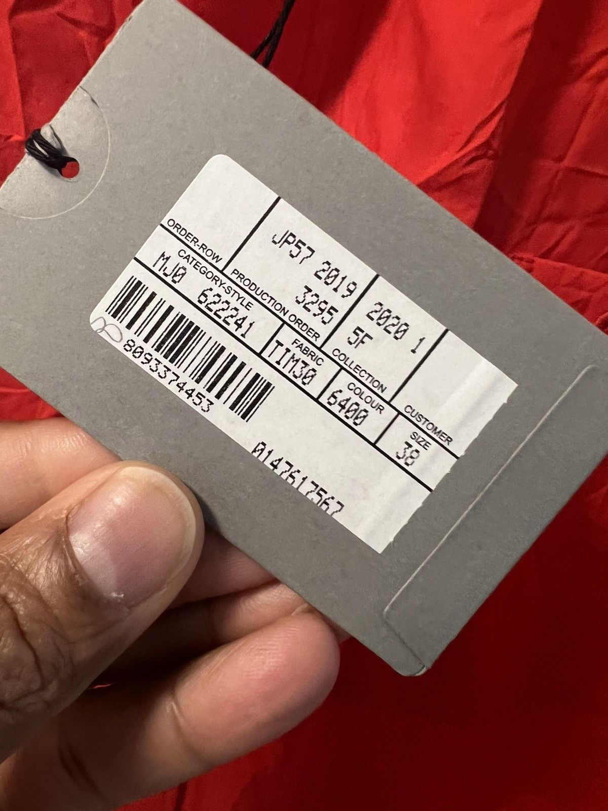 Balenciaga Balenciaga s/s cocoon crinkle poplin red shirt Size US M / EU 48-50 / 2 - 4 Thumbnail