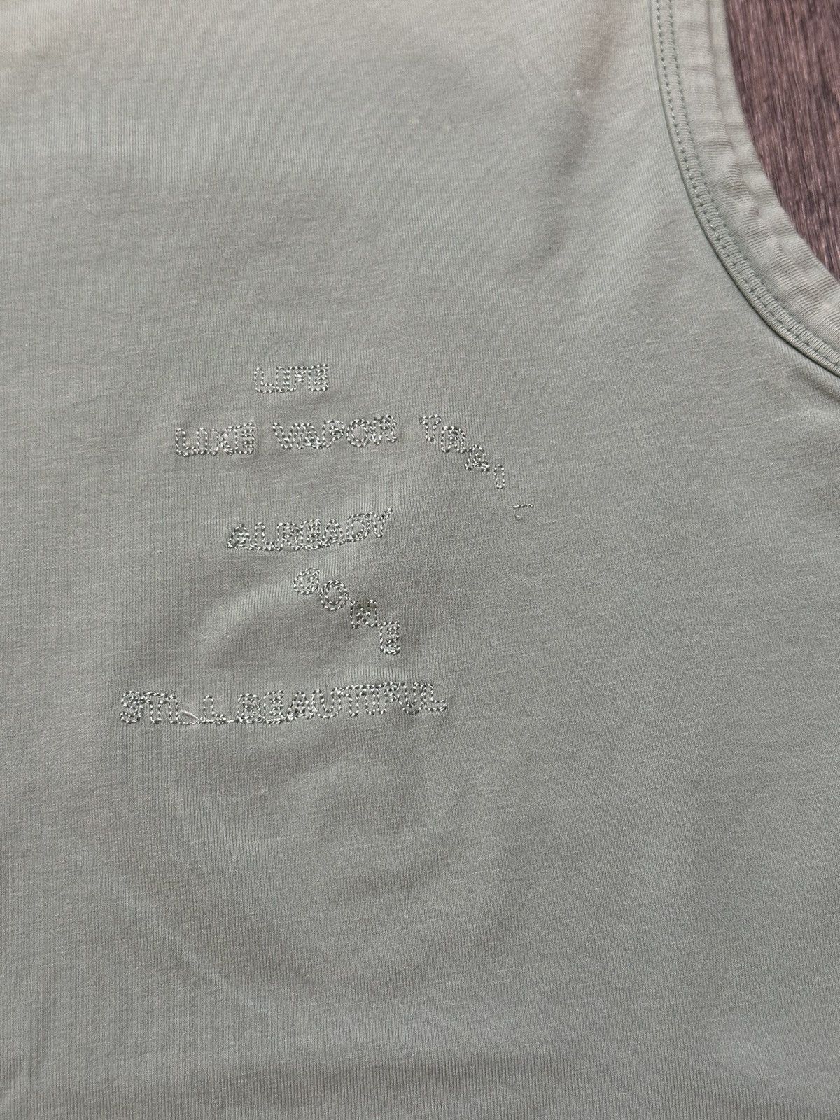 Raf Simons RAF By RAF Simons Life Like Vapor Sleeveless Tee Size US L / EU 52-54 / 3 - 2 Thumbnail