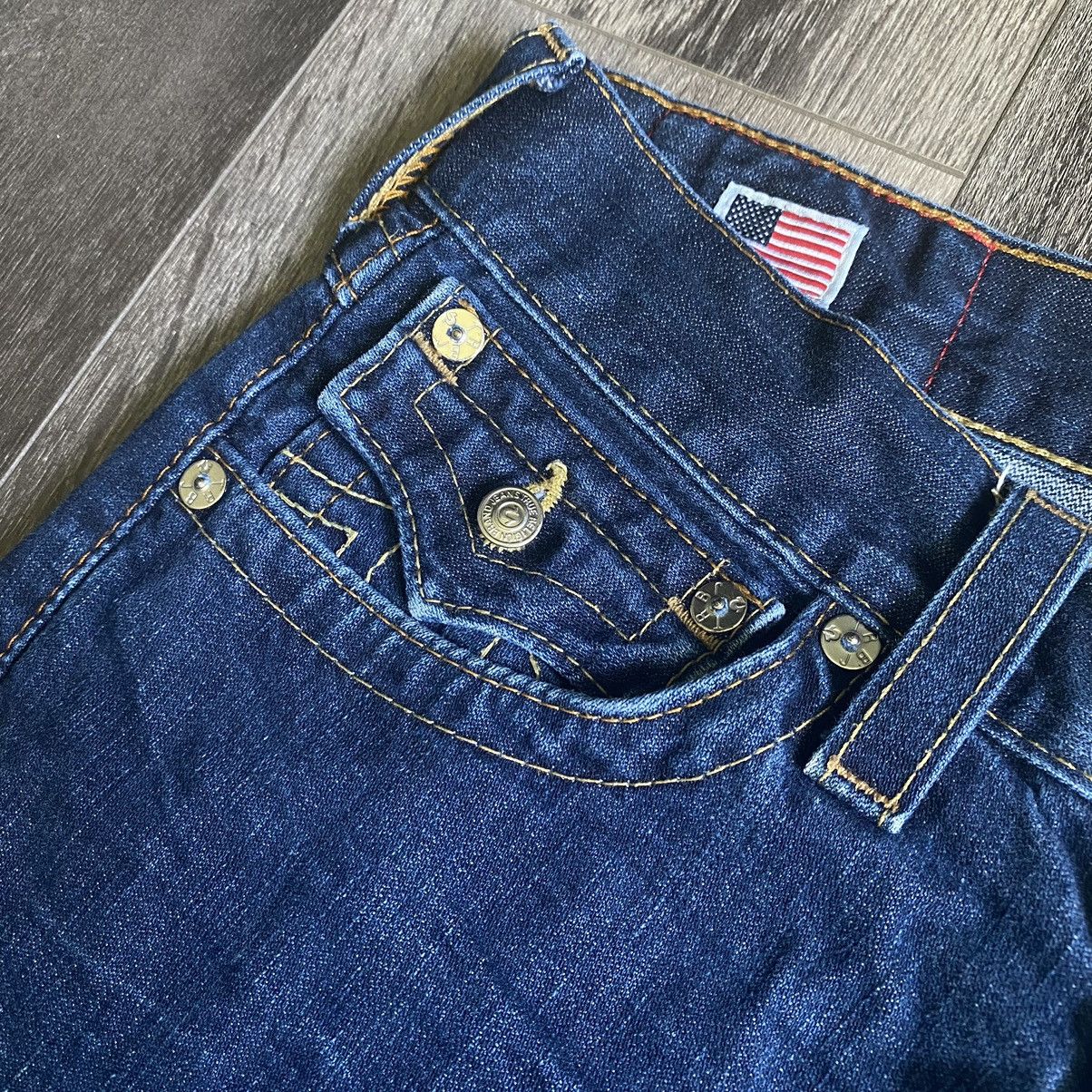 True Religion Vintage Y2K True Religion Ricky Stitch Straight Jeans 32x34 Size US 32 / EU 48 - 8 Thumbnail