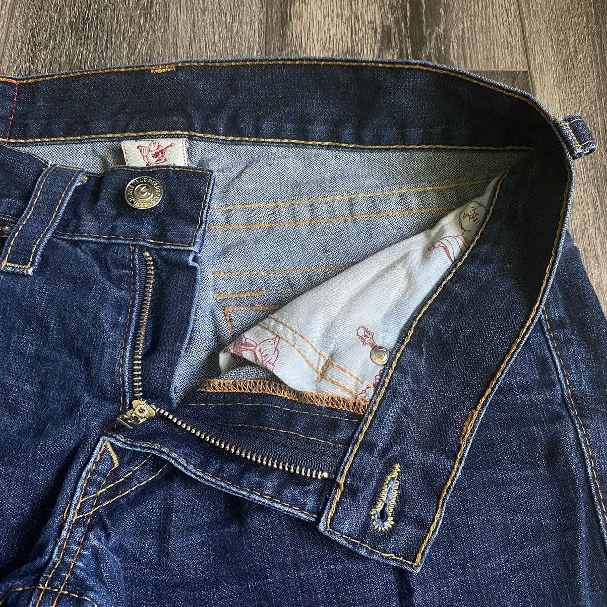 True Religion Vintage Y2K True Religion Ricky Stitch Straight Jeans 32x34 Size US 32 / EU 48 - 10 Thumbnail