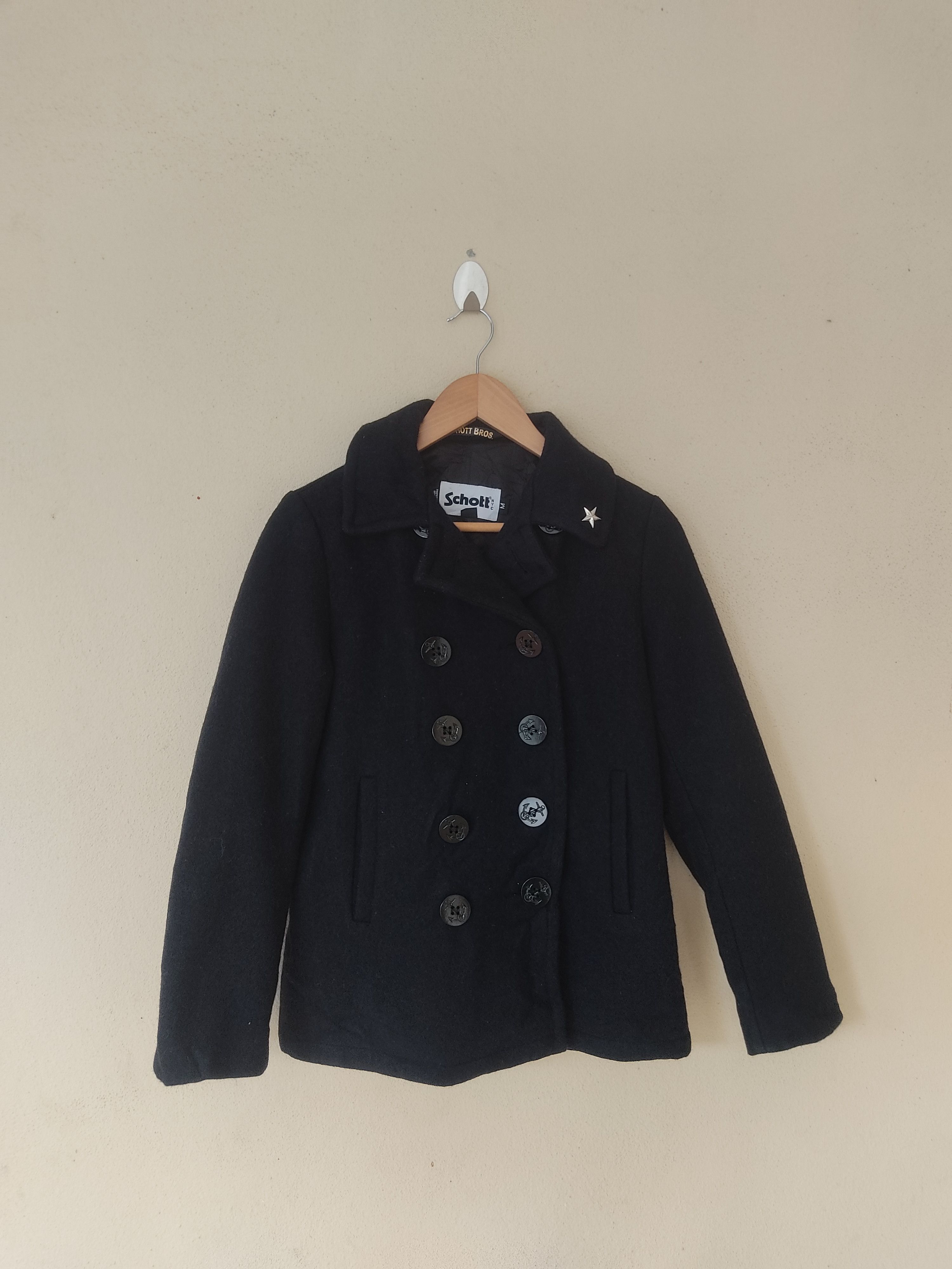 Japanese Brand × Schott RARE! SCHOTT x VIOLET LABEL PEACOAT Size US M / EU 48-50 / 2 - 1 Thumbnail