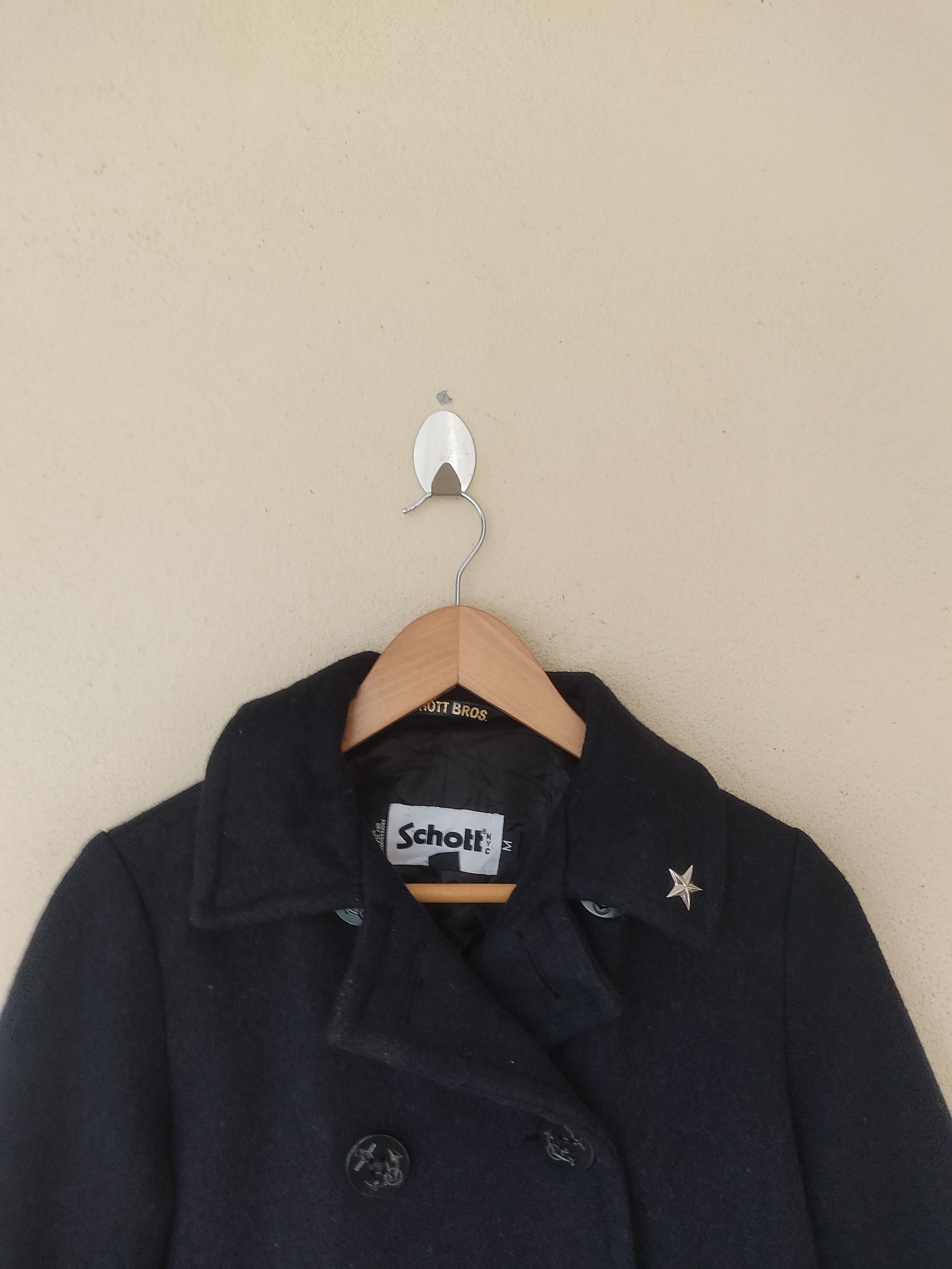 Japanese Brand × Schott RARE! SCHOTT x VIOLET LABEL PEACOAT Size US M / EU 48-50 / 2 - 2 Thumbnail