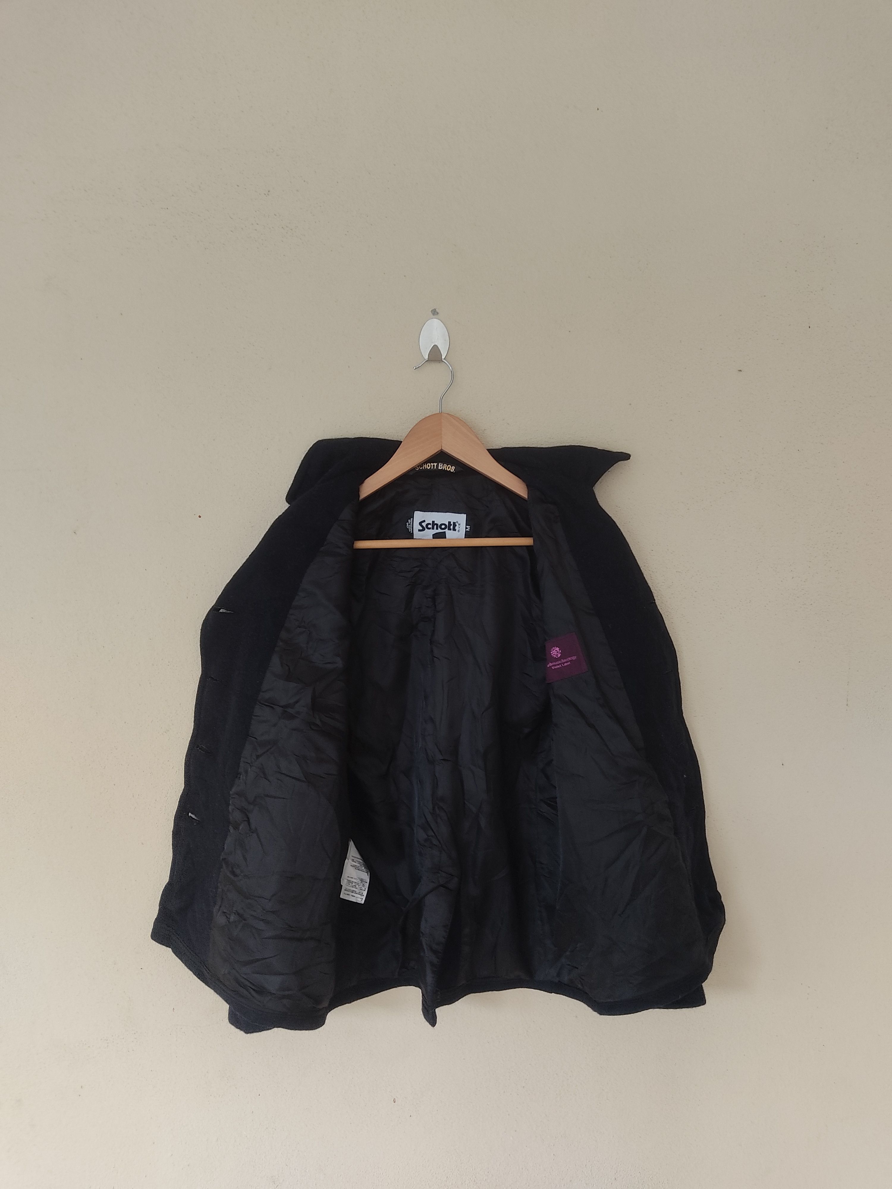 Japanese Brand × Schott RARE! SCHOTT x VIOLET LABEL PEACOAT Size US M / EU 48-50 / 2 - 4 Thumbnail
