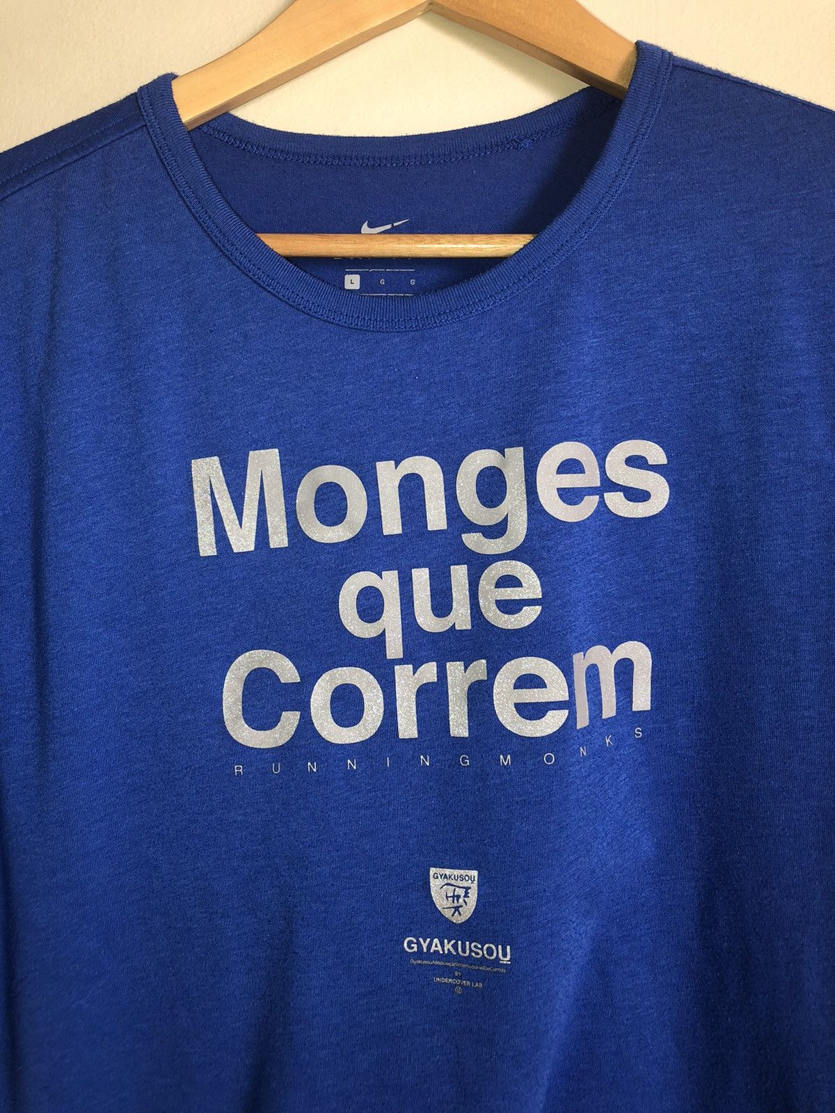 Nike × Undercover Nike X Undercover Gyakusou Running Monks t-shirt reflective Size US L / EU 52-54 / 3 - 1 Thumbnail
