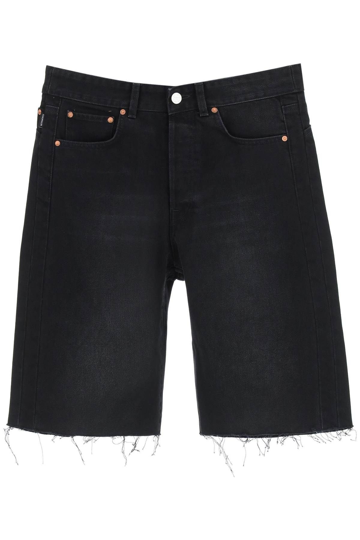 Image of Vetements Shorts In Black, Men's (Size 34)
