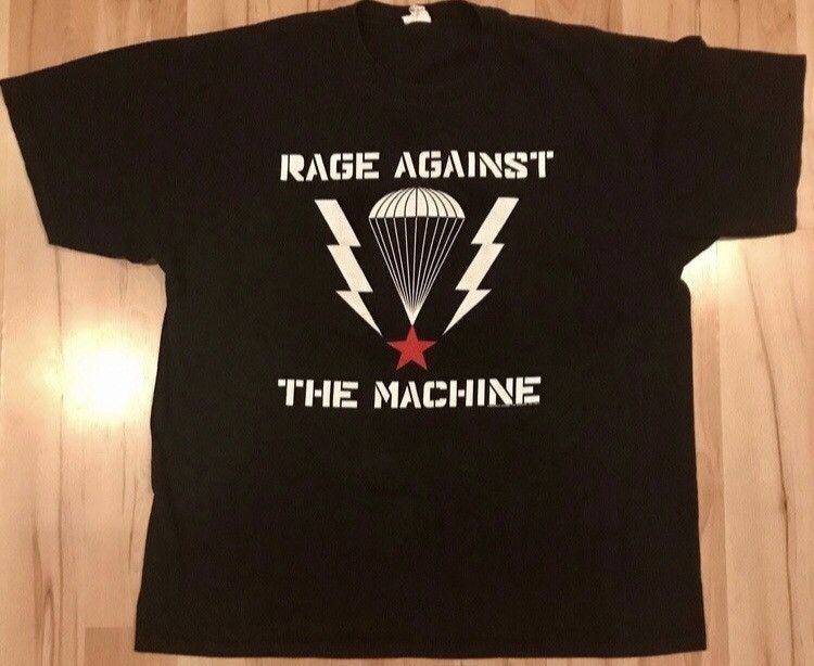 Band Tees × Vintage Vintage 2010 Rage Against The Machine Tee Size US XL / EU 56 / 4 - 1 Thumbnail