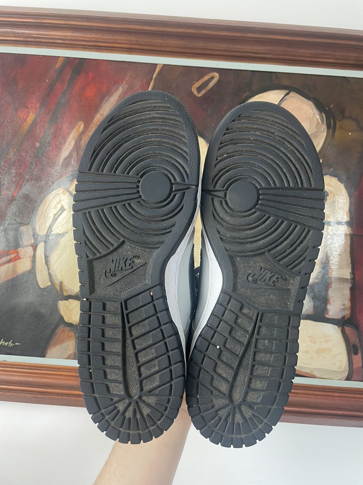 Nike Nike Dunk Low Y2k Vintage 2004 Leather Sneakers Hype Rare Size US 8 / EU 41 - 6 Thumbnail