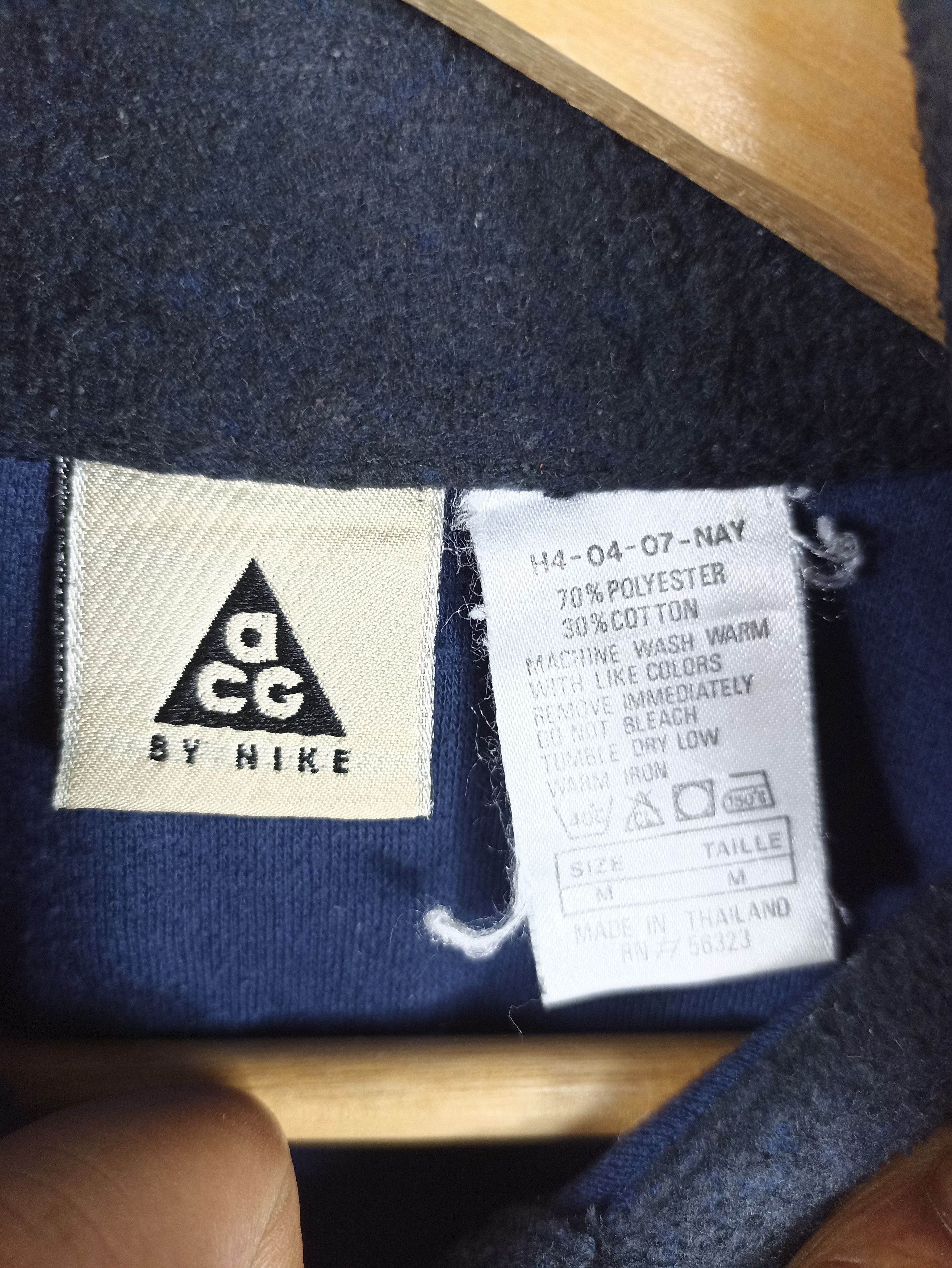 Nike × Nike ACG Vintage Nike ACG Boxy Fleece Button Collar Size US M / EU 48-50 / 2 - 4 Thumbnail